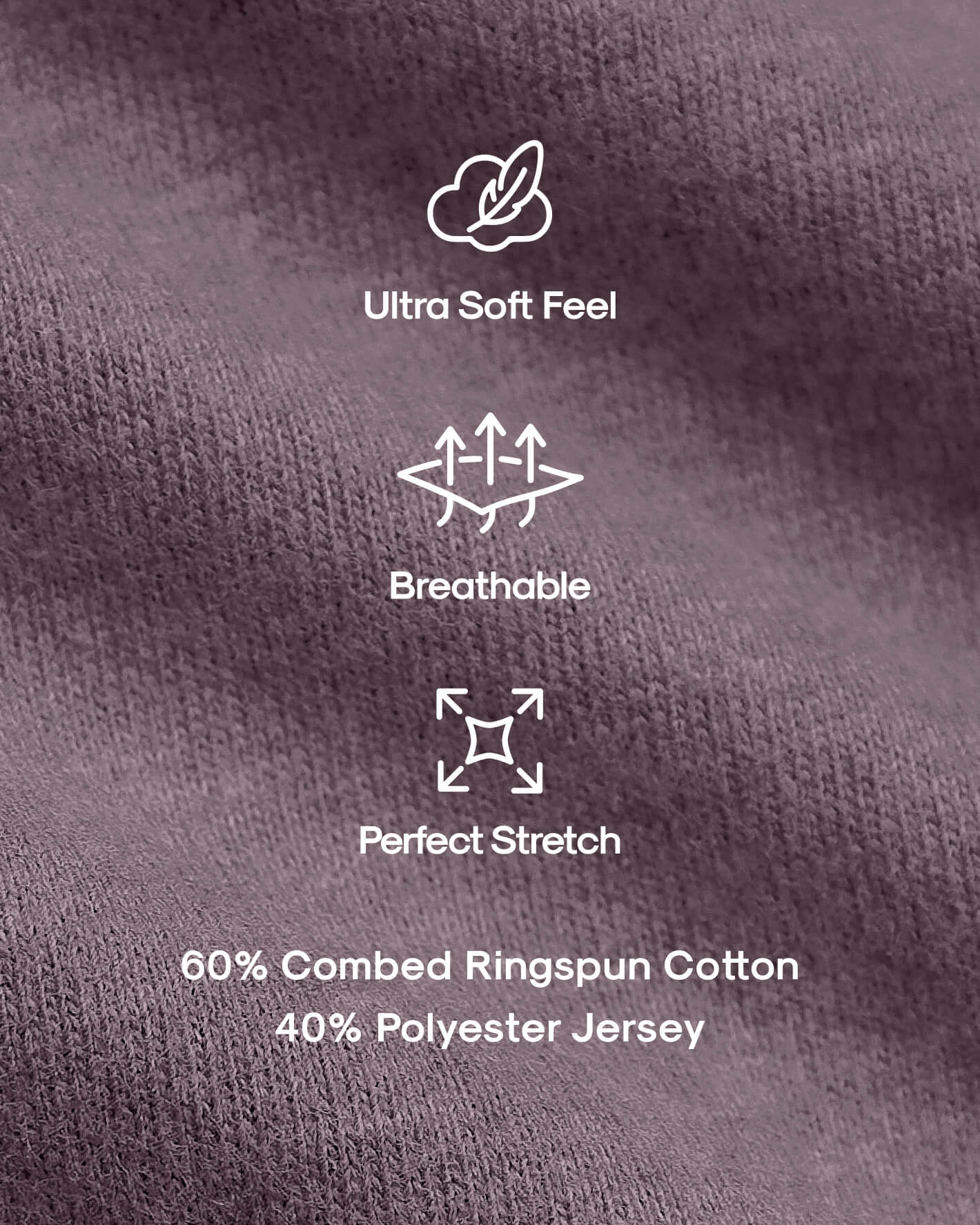 Dark Heather Amethyst Classic Crew Neck - Image 8