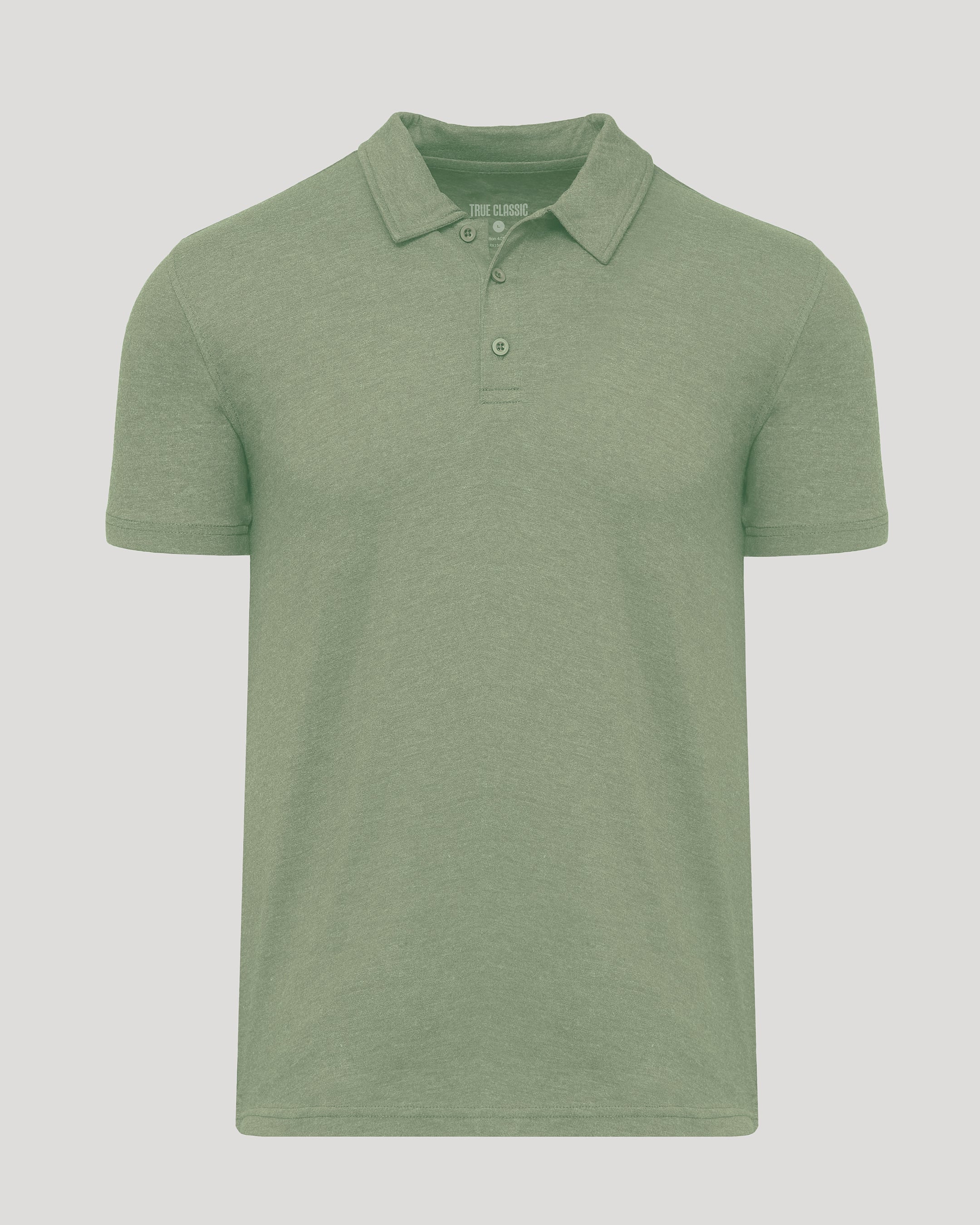 Dark Heather Bay Green Classic Polo - Image 2