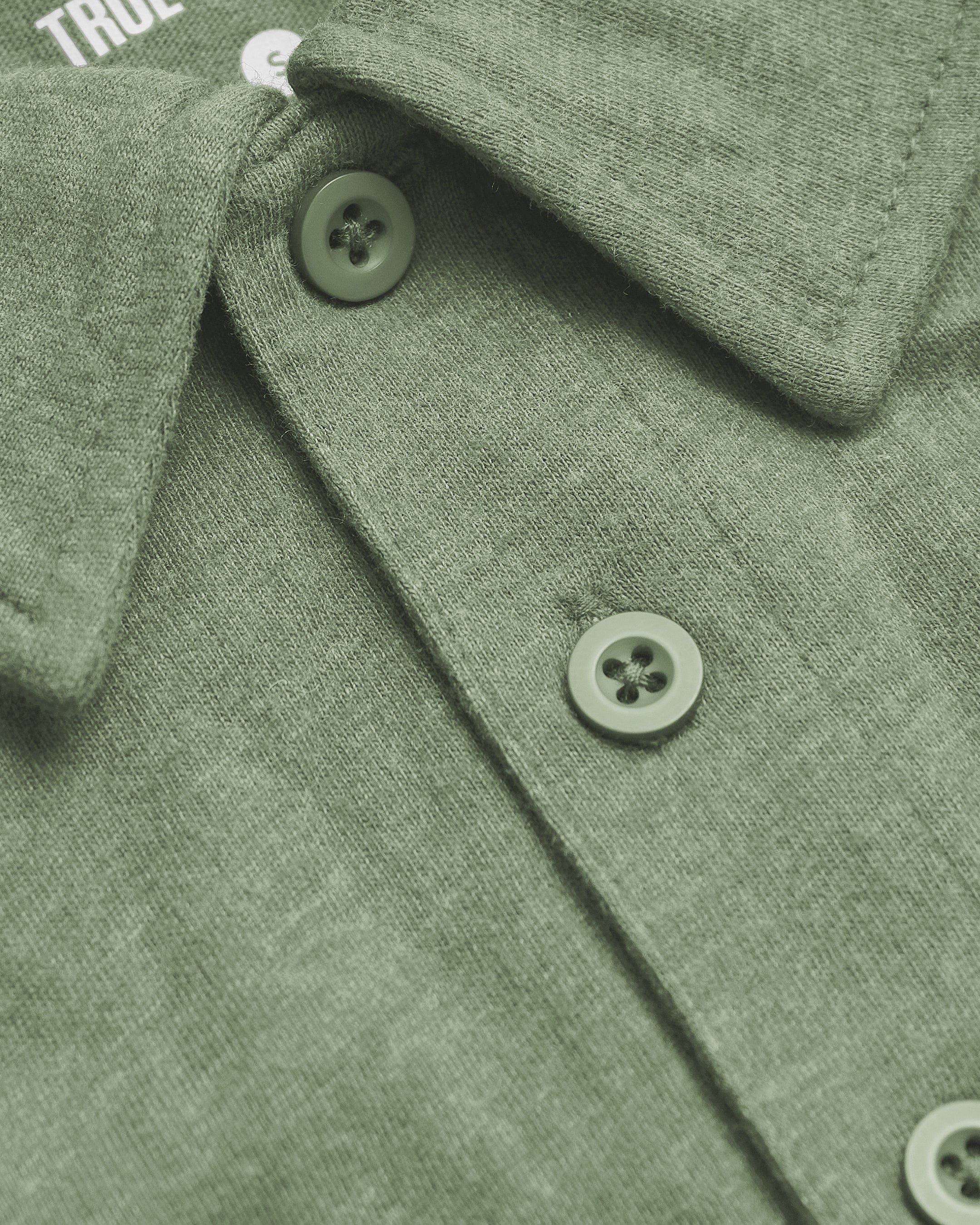 Dark Heather Bay Green Classic Polo - Image 8