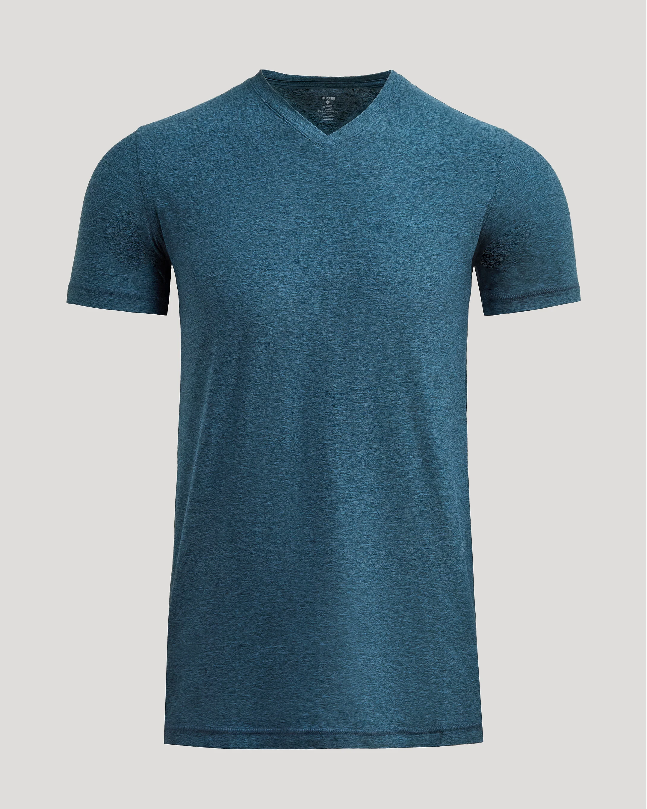 Dark Heather Bluebird Tall Active V-Neck - Image 2