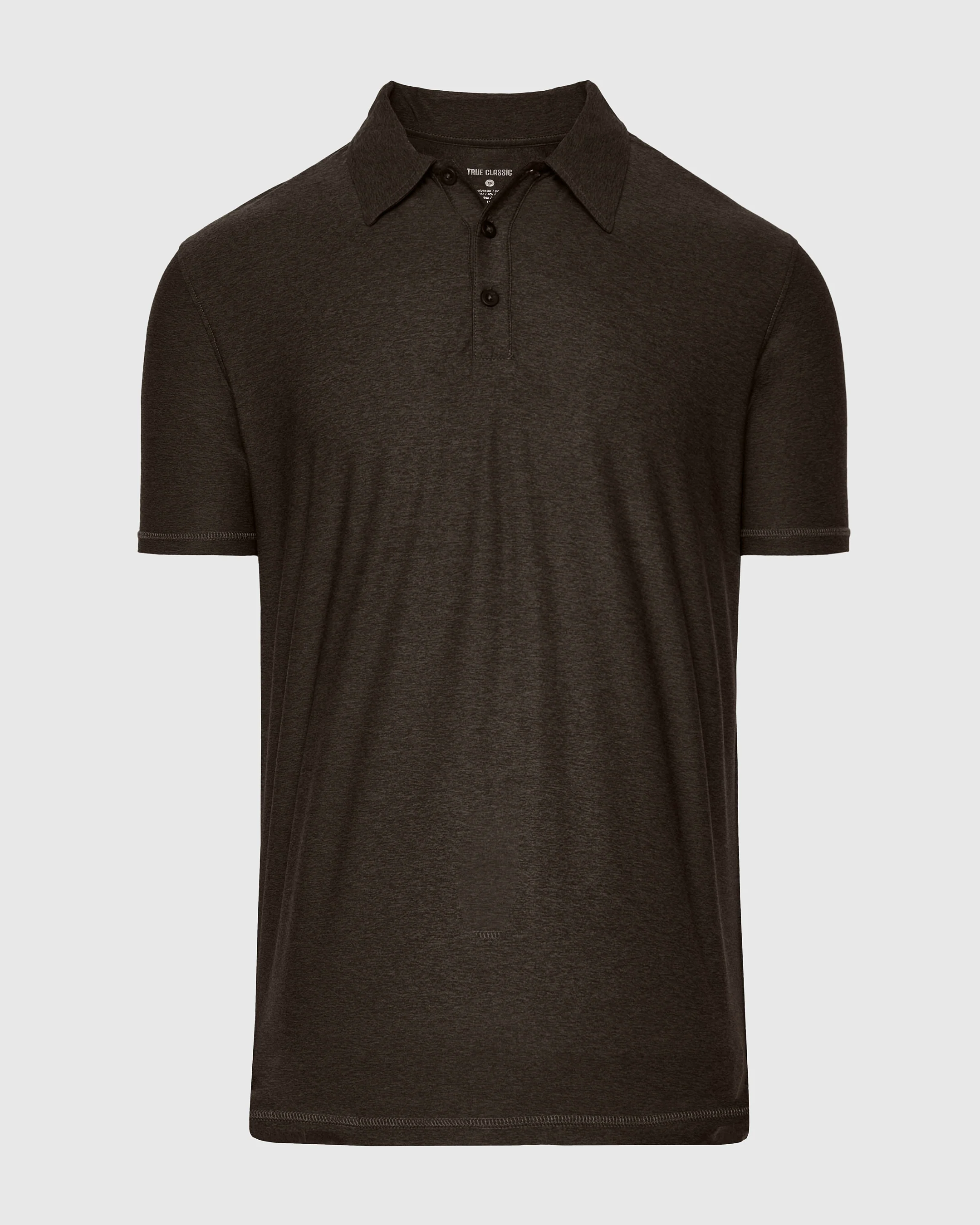 Dark Heather Cocoa Active Polo 2.0 - Image 2