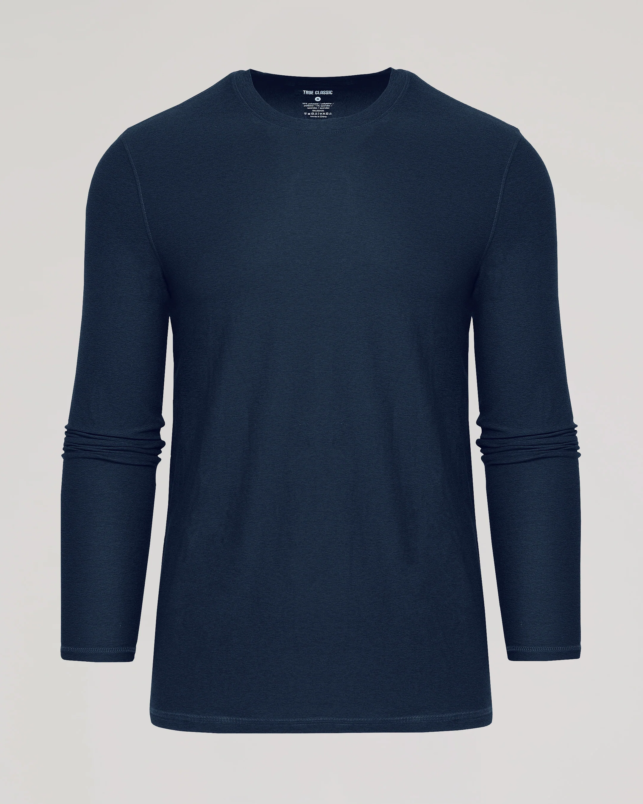 Dark Heather Fiord Active Long Sleeve Crew T-Shirt - Image 2