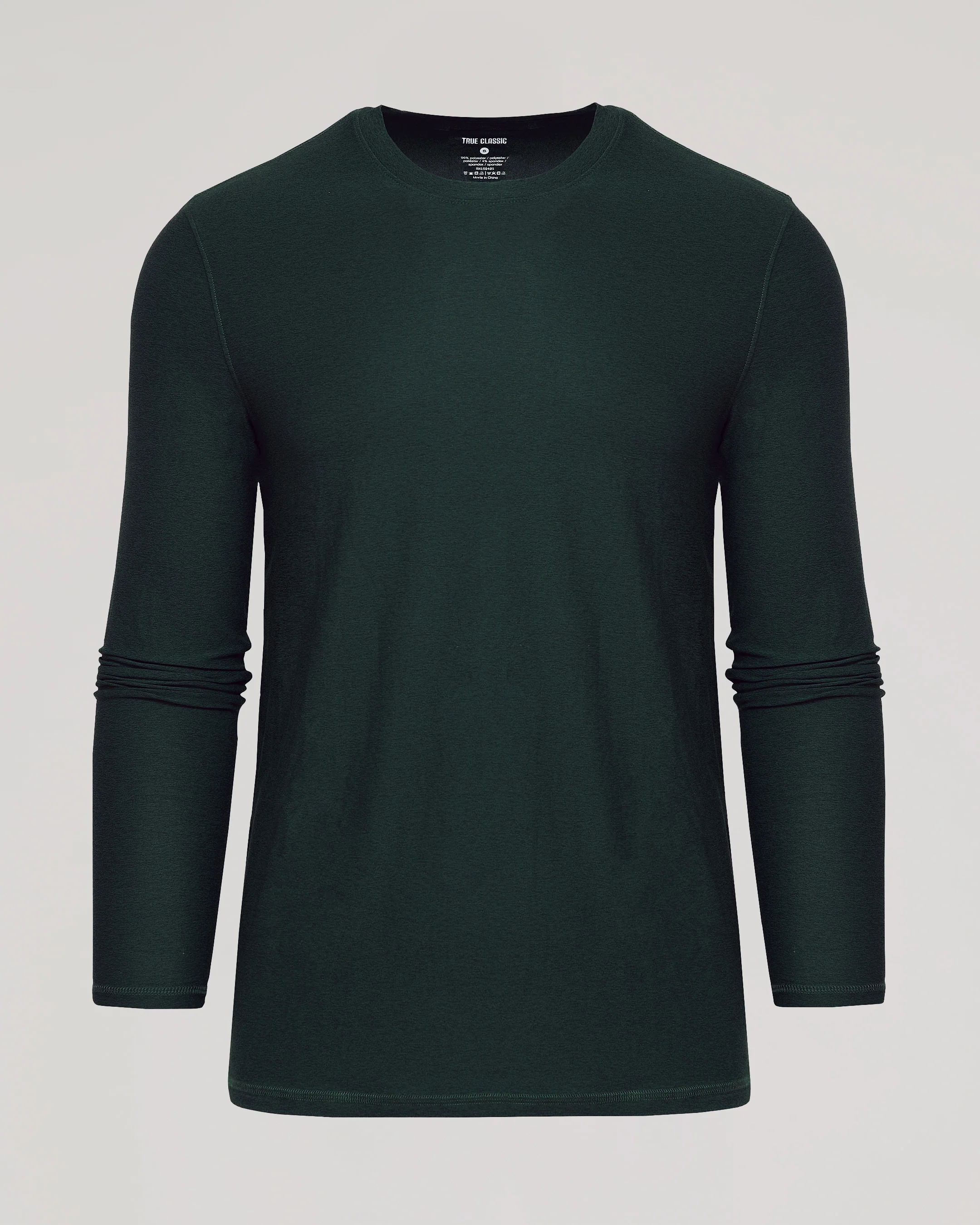 Dark Heather Forest Active Long Sleeve Crew T-Shirt - Image 2