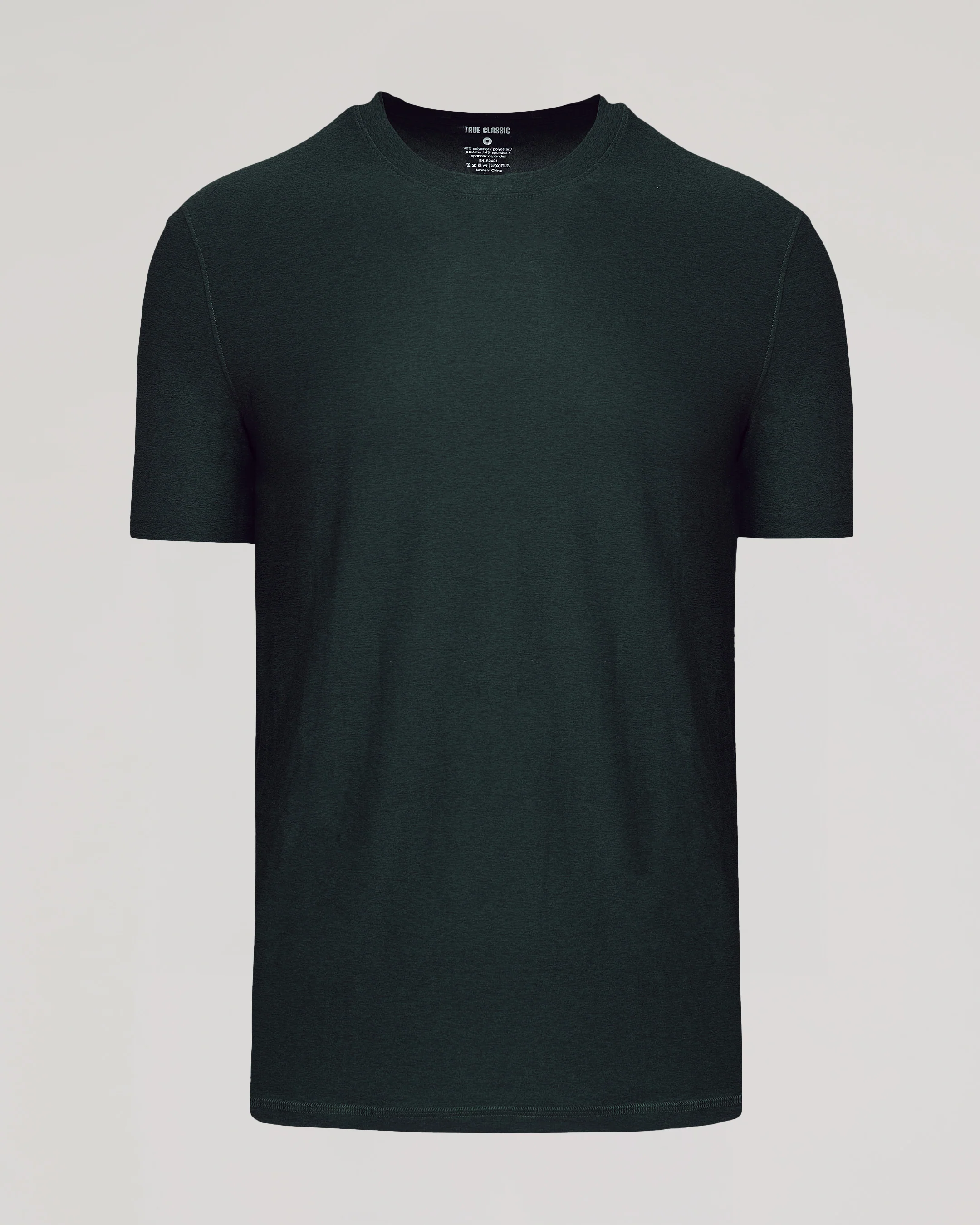 Dark Heather Forest Active Short Sleeve Crew Neck Tee - Image 2