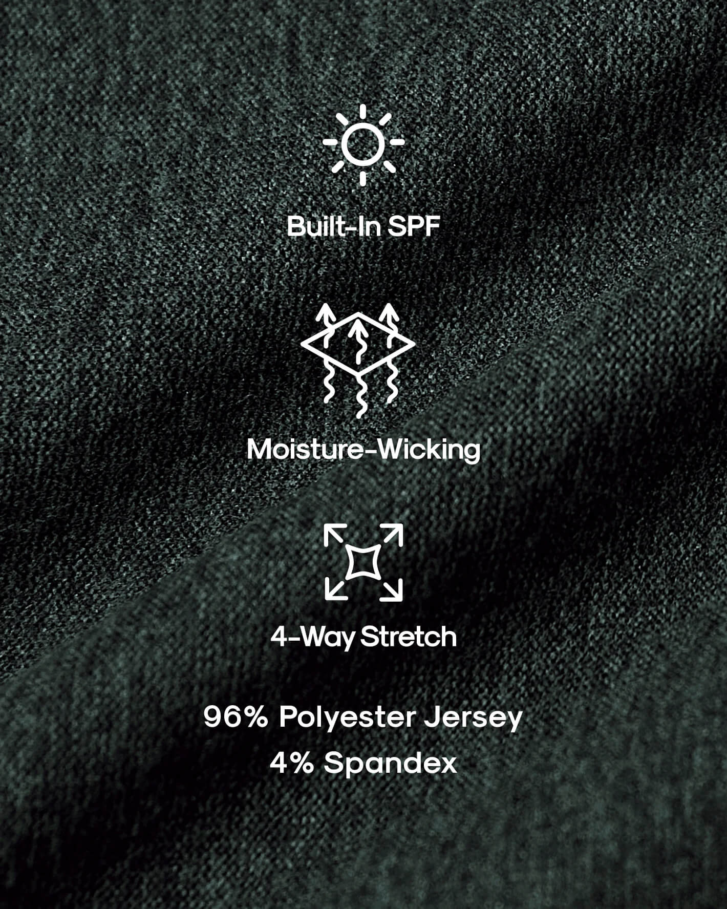 Dark Heather Forest Active Short Sleeve Crew Neck Tee - Image 7