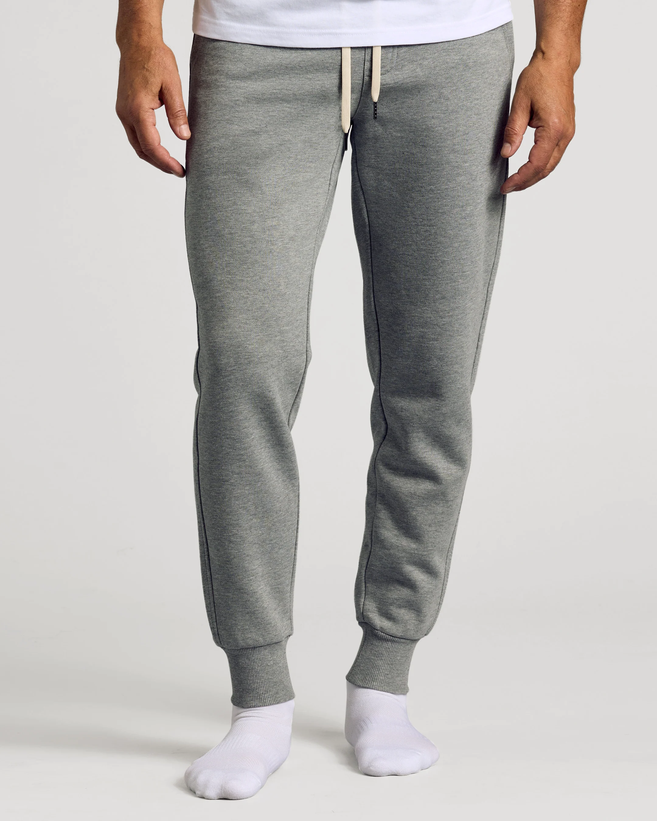 Dark Heather Gray Pullover Fleece Crew & Jogger 2-Pack - Image 3