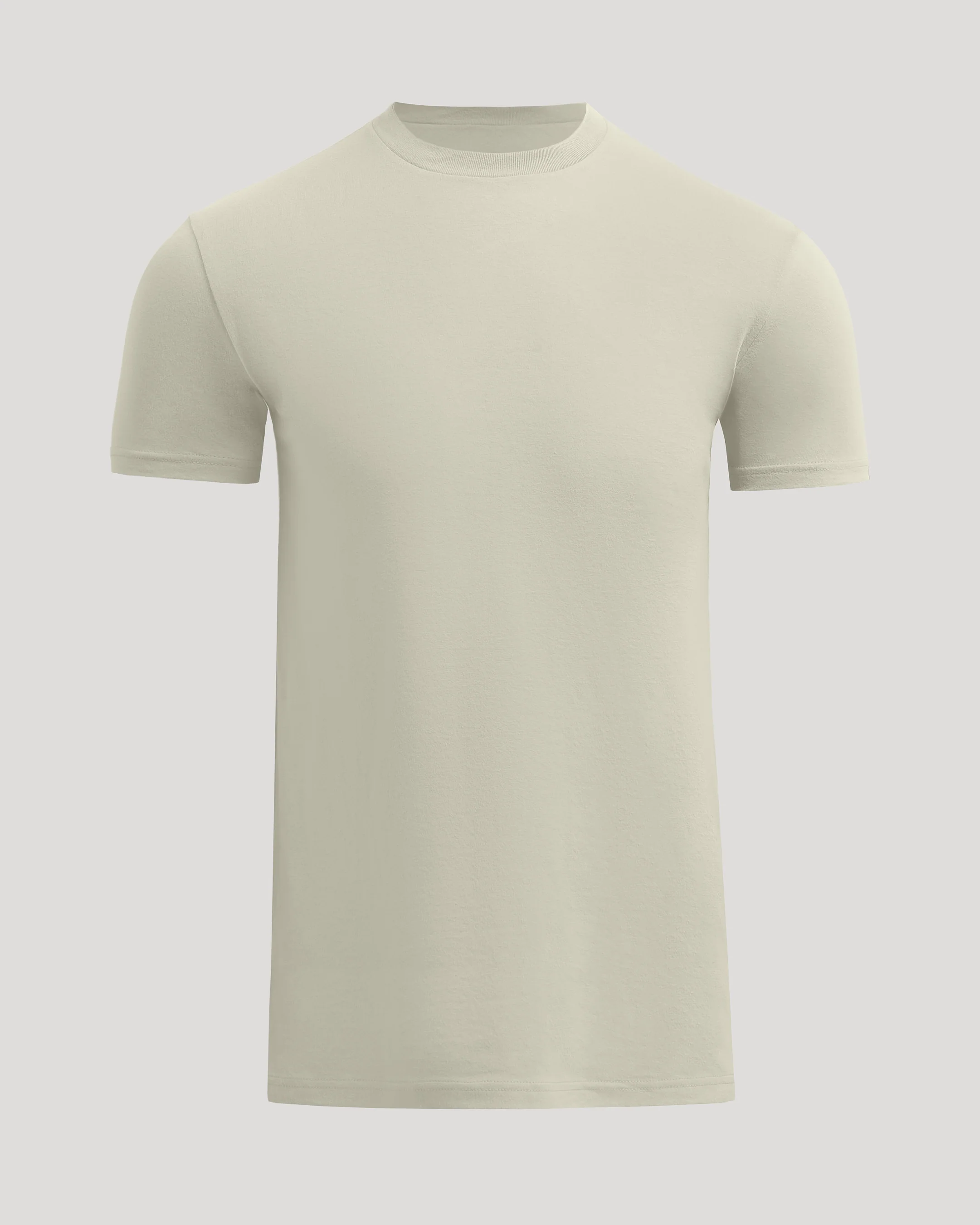 Dark Heather Graystone Tall Straight Hem Crew Neck T-Shirt - Image 2
