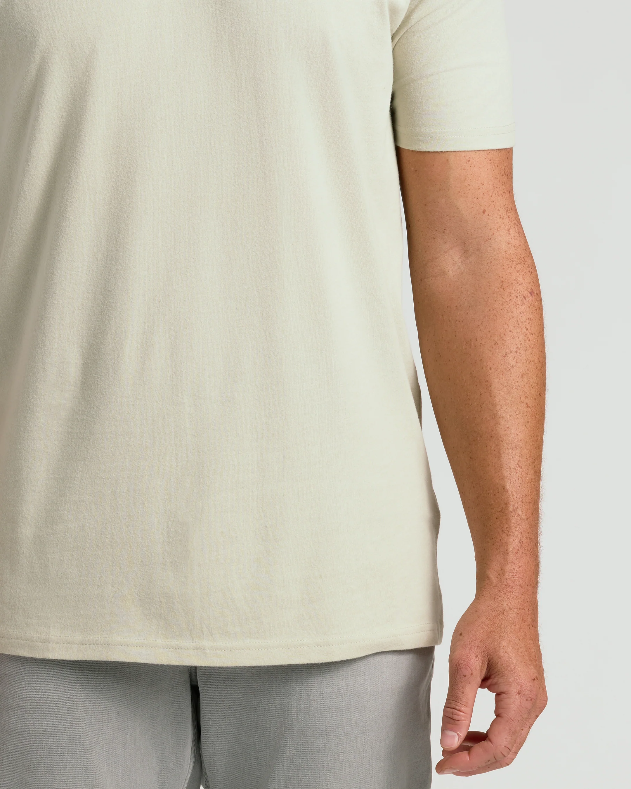 Dark Heather Graystone Tall Straight Hem Crew Neck T-Shirt - Image 7