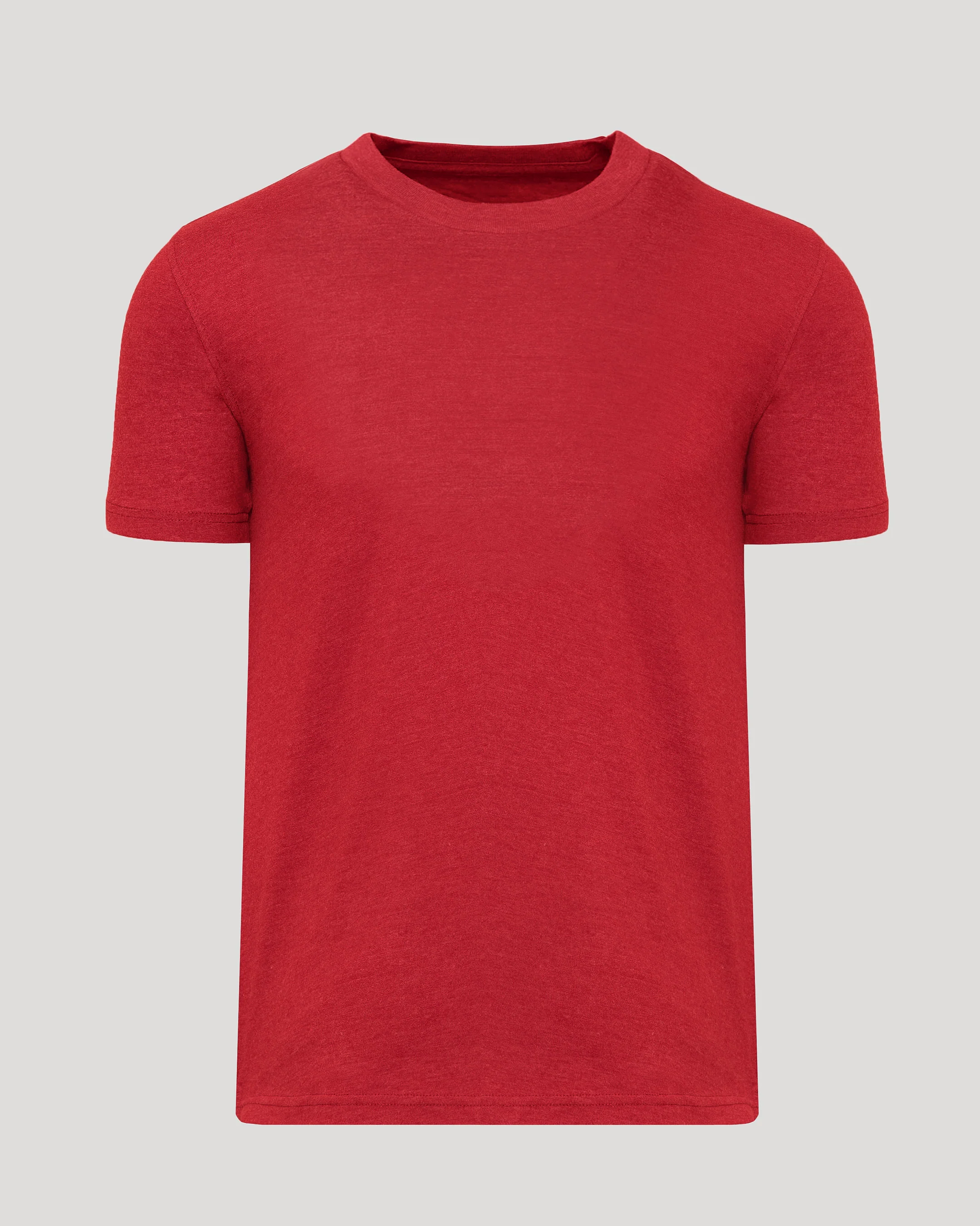 Dark Heather Lava Short Sleeve Crew Neck Tee - Image 2