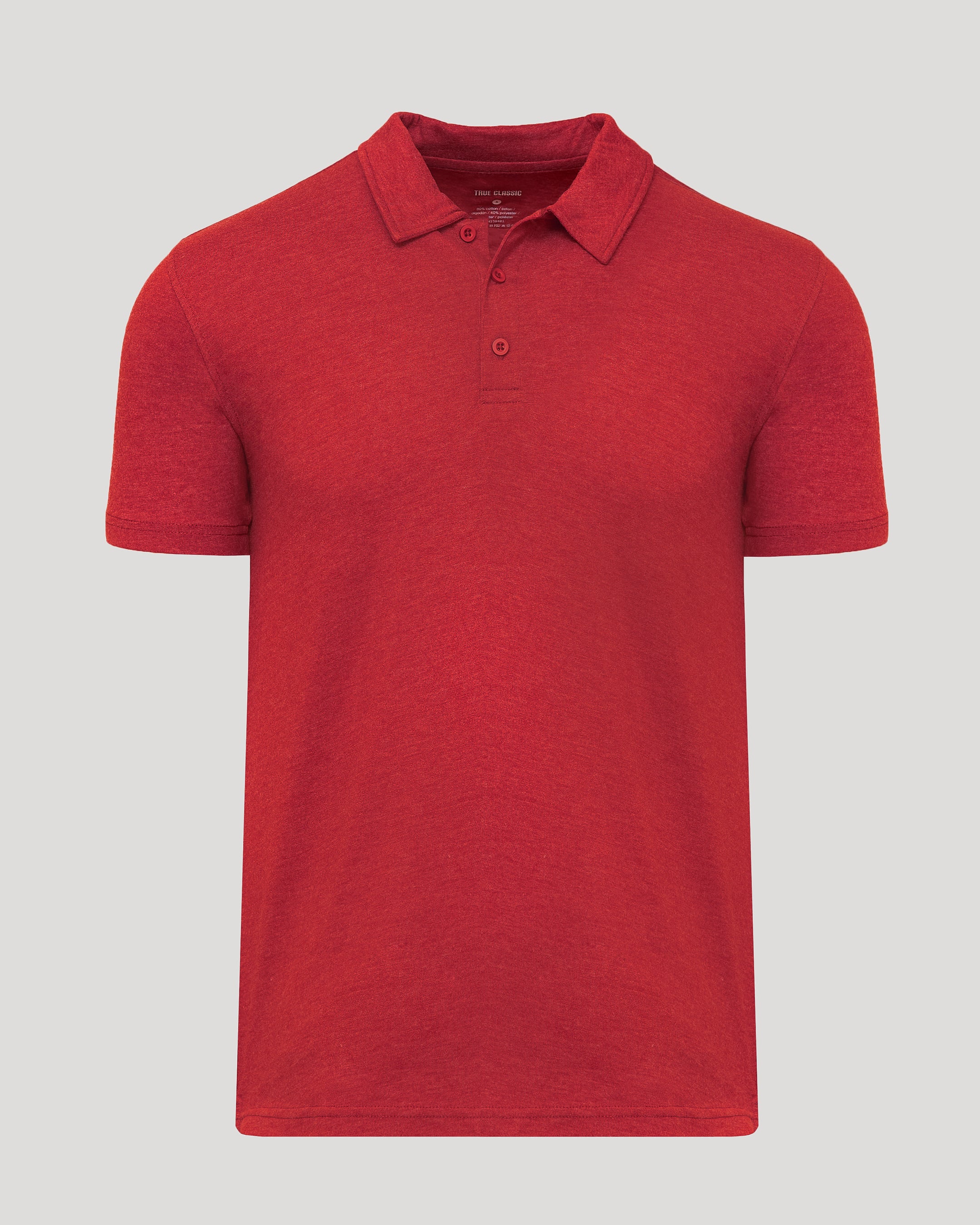 Dark Heather Lava Short Sleeve Polo - Image 2