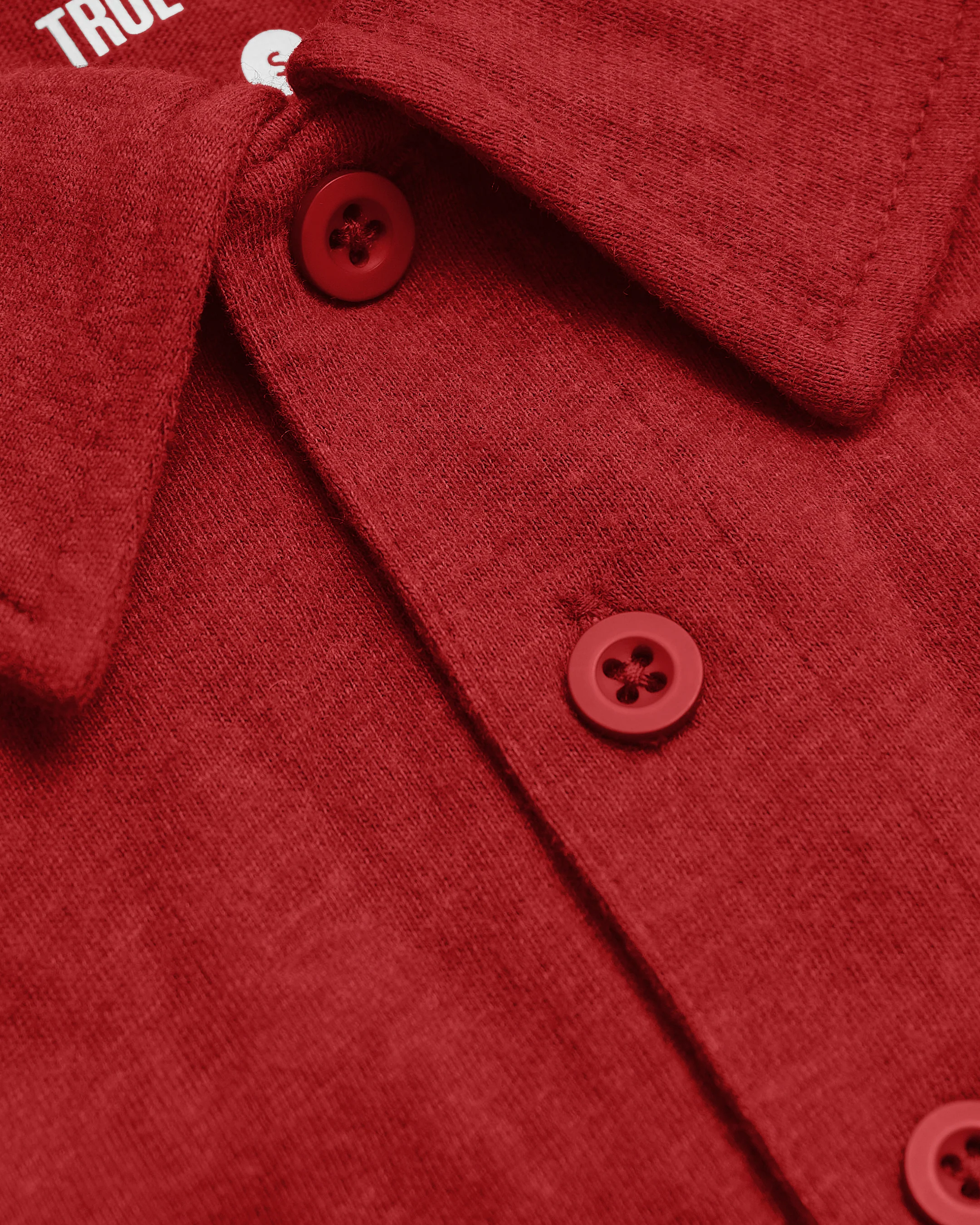 Dark Heather Lava Short Sleeve Polo - Image 9