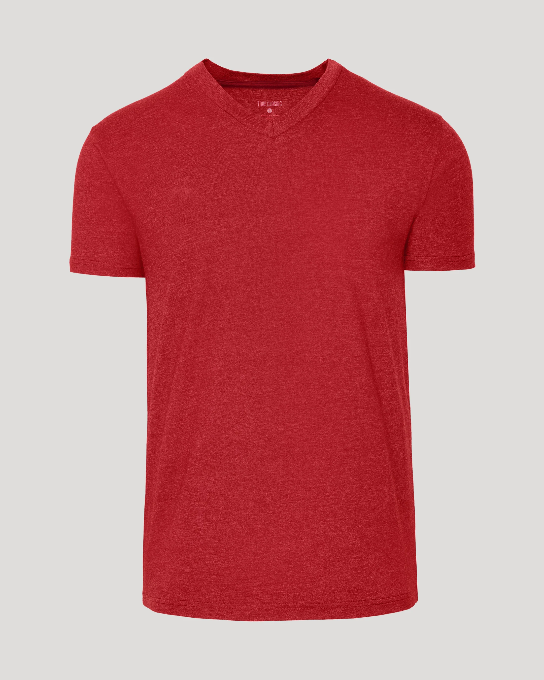Dark Heather Lava Classic V-Neck - Image 2