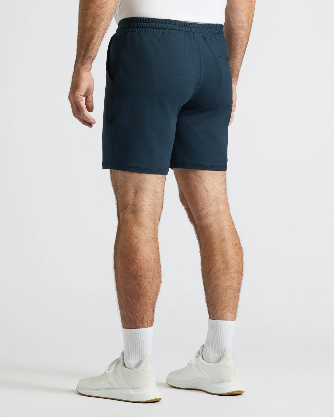 Dark Heather Navy Active Comfort Shorts - Image 5
