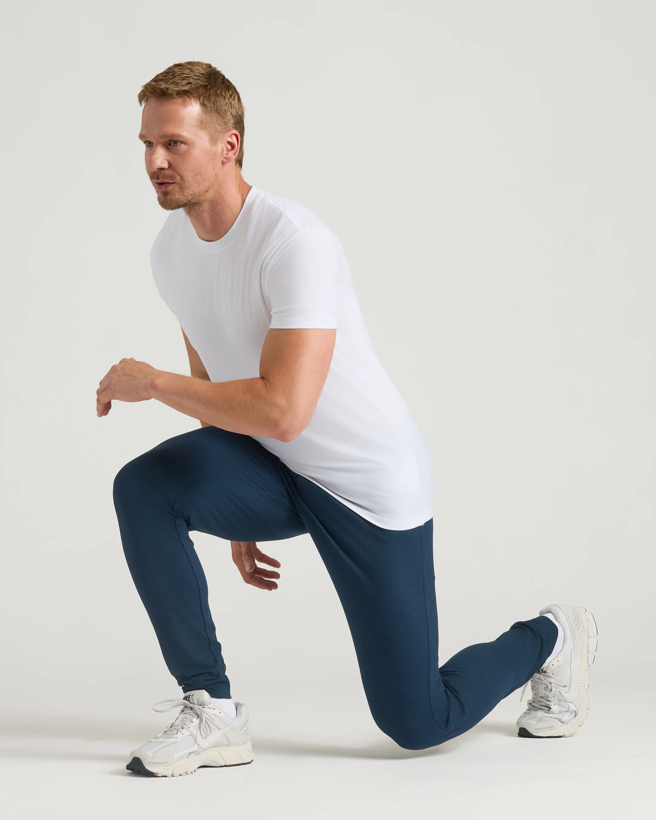 Dark Heather Navy Tall Active Joggers - Image 5