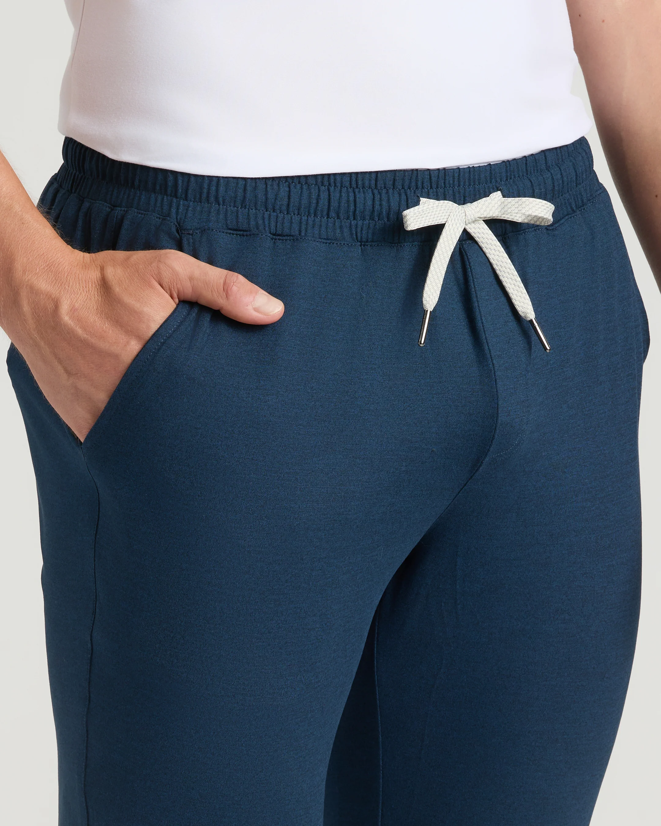 Dark Heather Navy Tall Active Joggers - Image 6