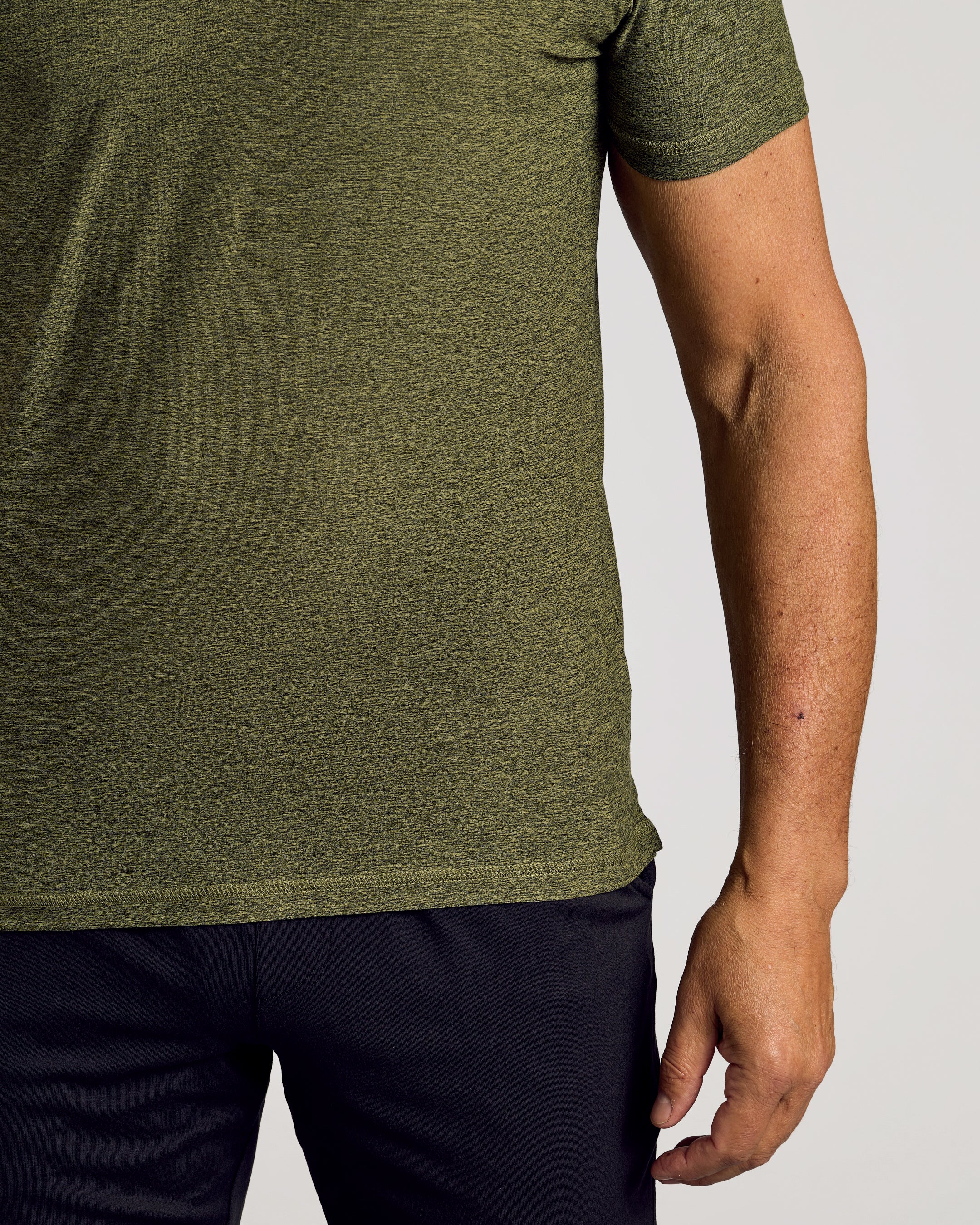 Dark Heather Pear Active Polo 2.0 - Image 5