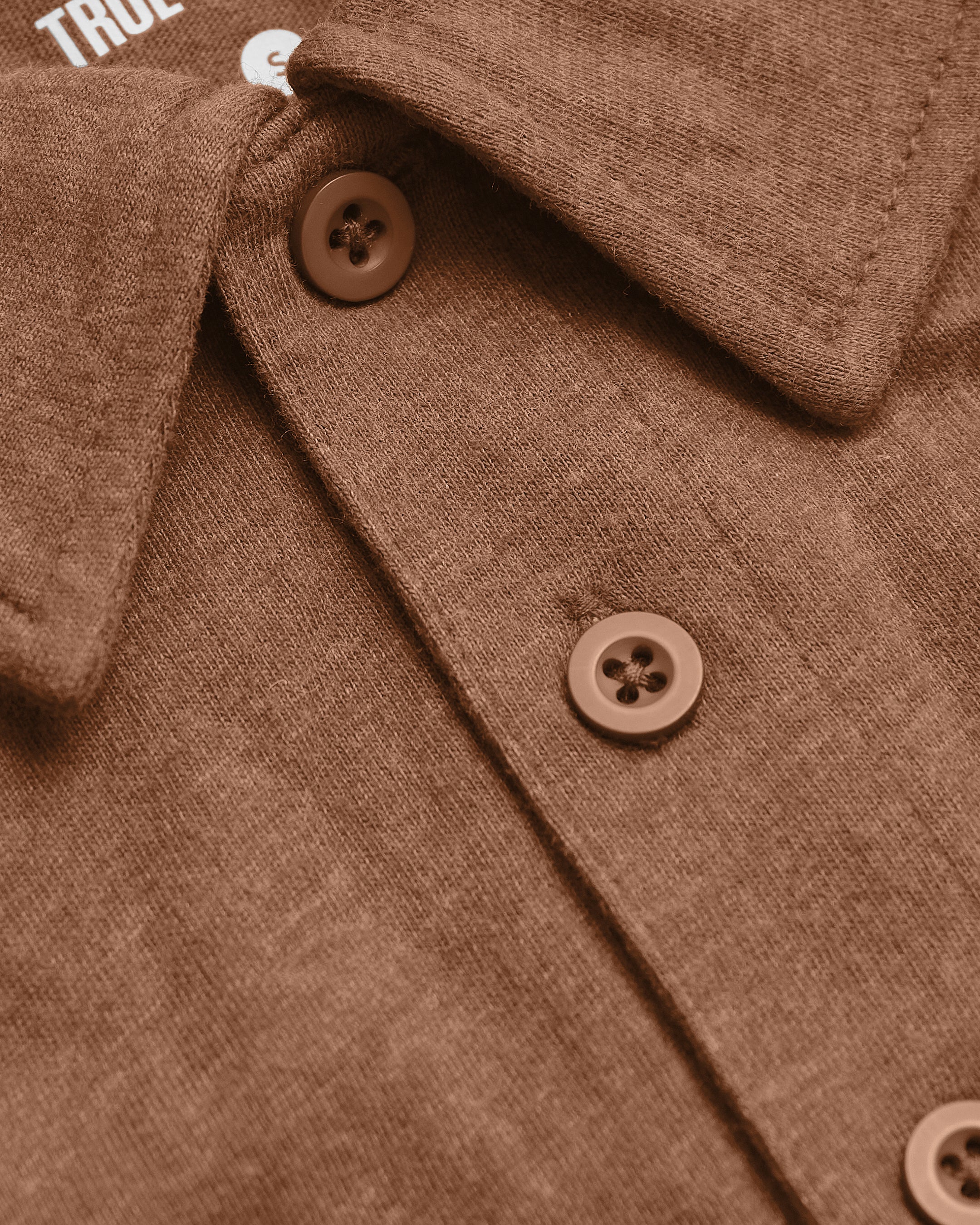 Dark Heather Sepia Classic Polo - Image 9