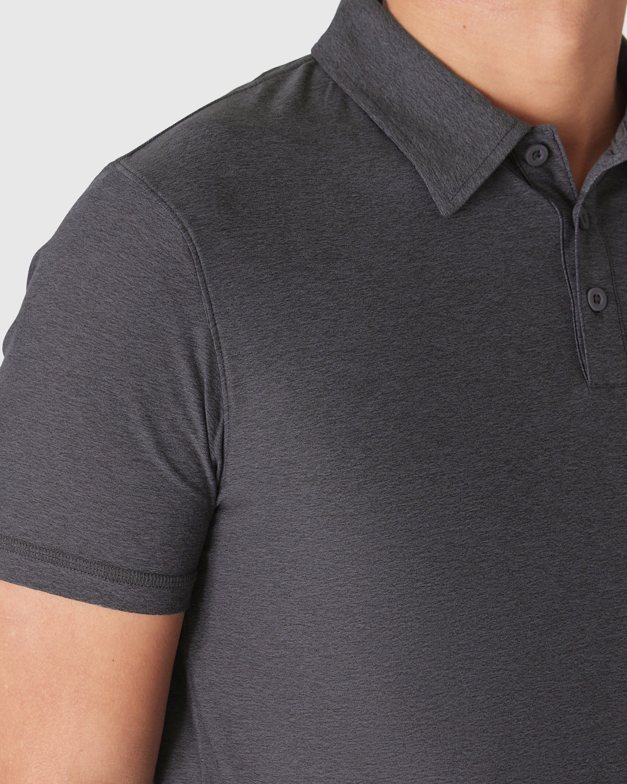 Dark Heather Tempest Active Polo 2.0 - Image 5