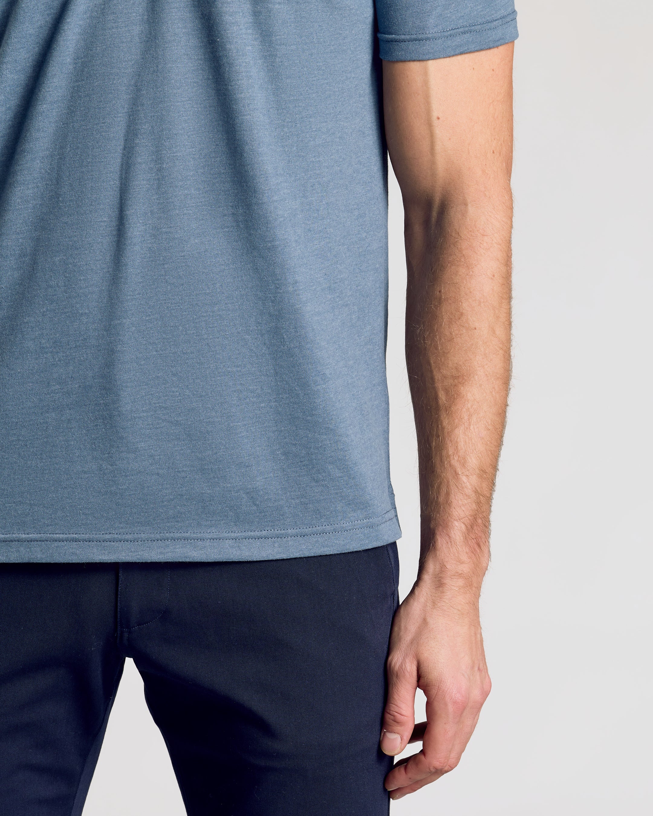 Dark Heather Tempest Short Sleeve Polo - Image 5