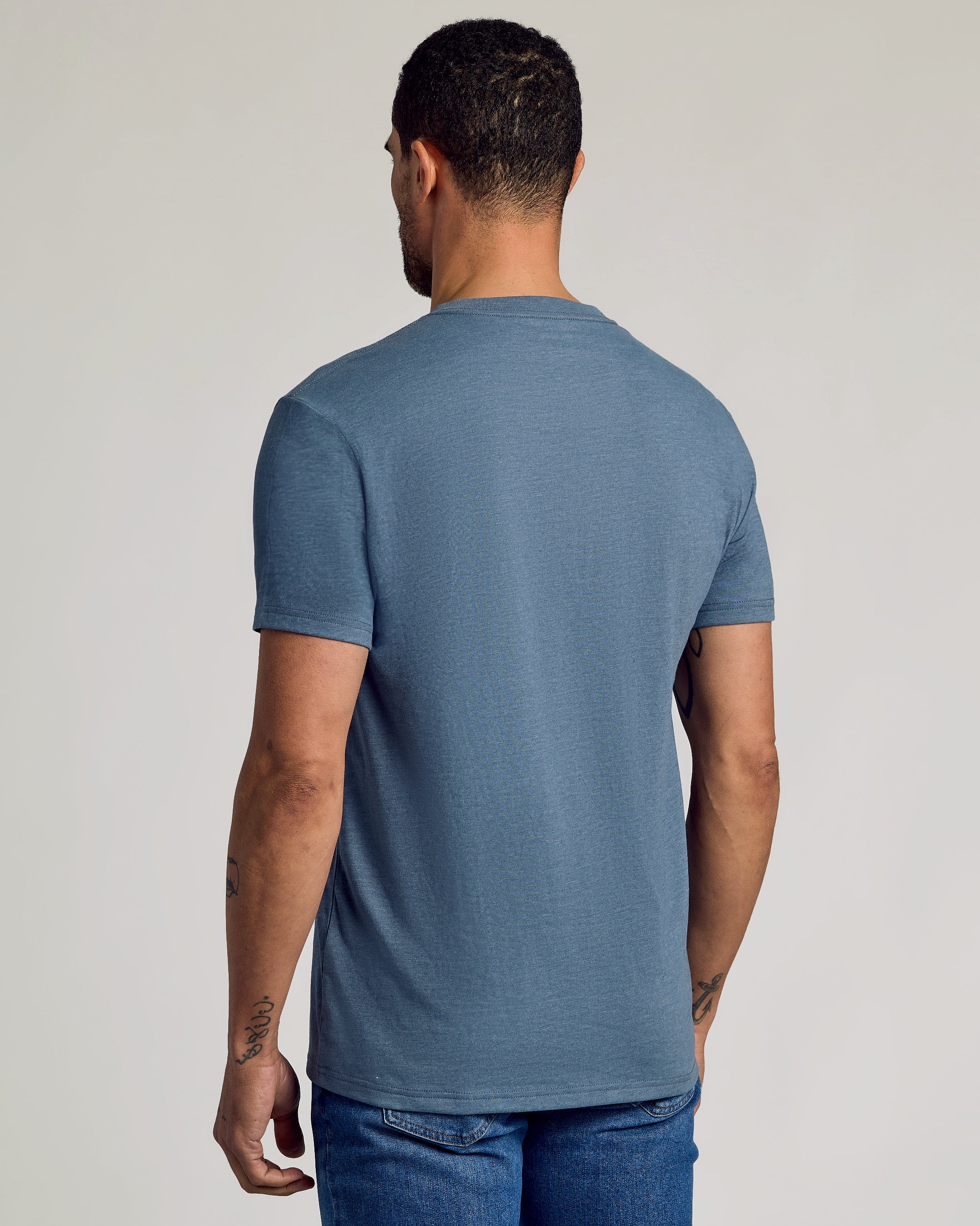 Dark Heather Tempest Classic V-Neck - Image 3