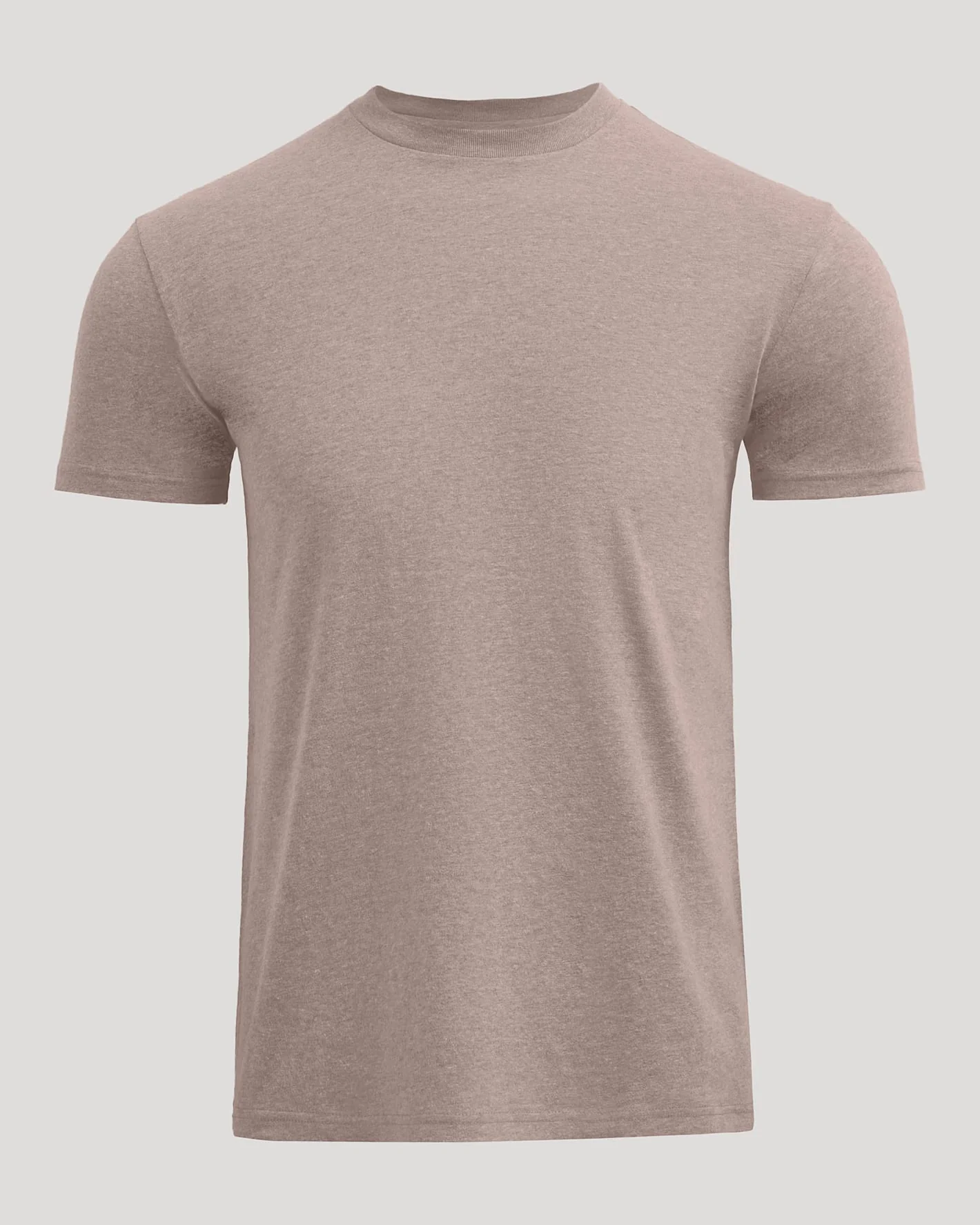 Dark Heather Truffle Classic Crew Neck - Image 2