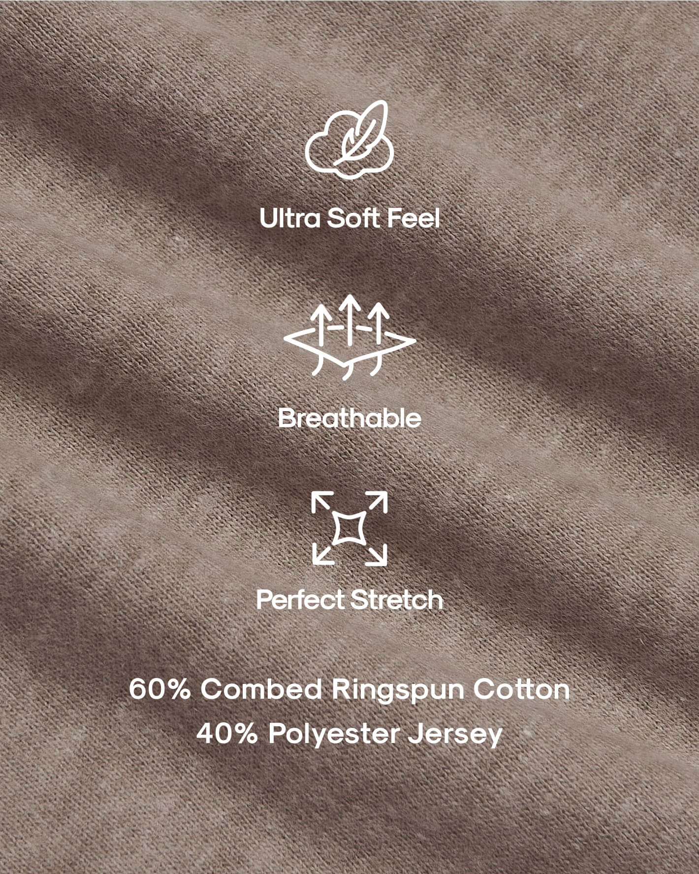 Dark Heather Truffle Classic Crew Neck - Image 6