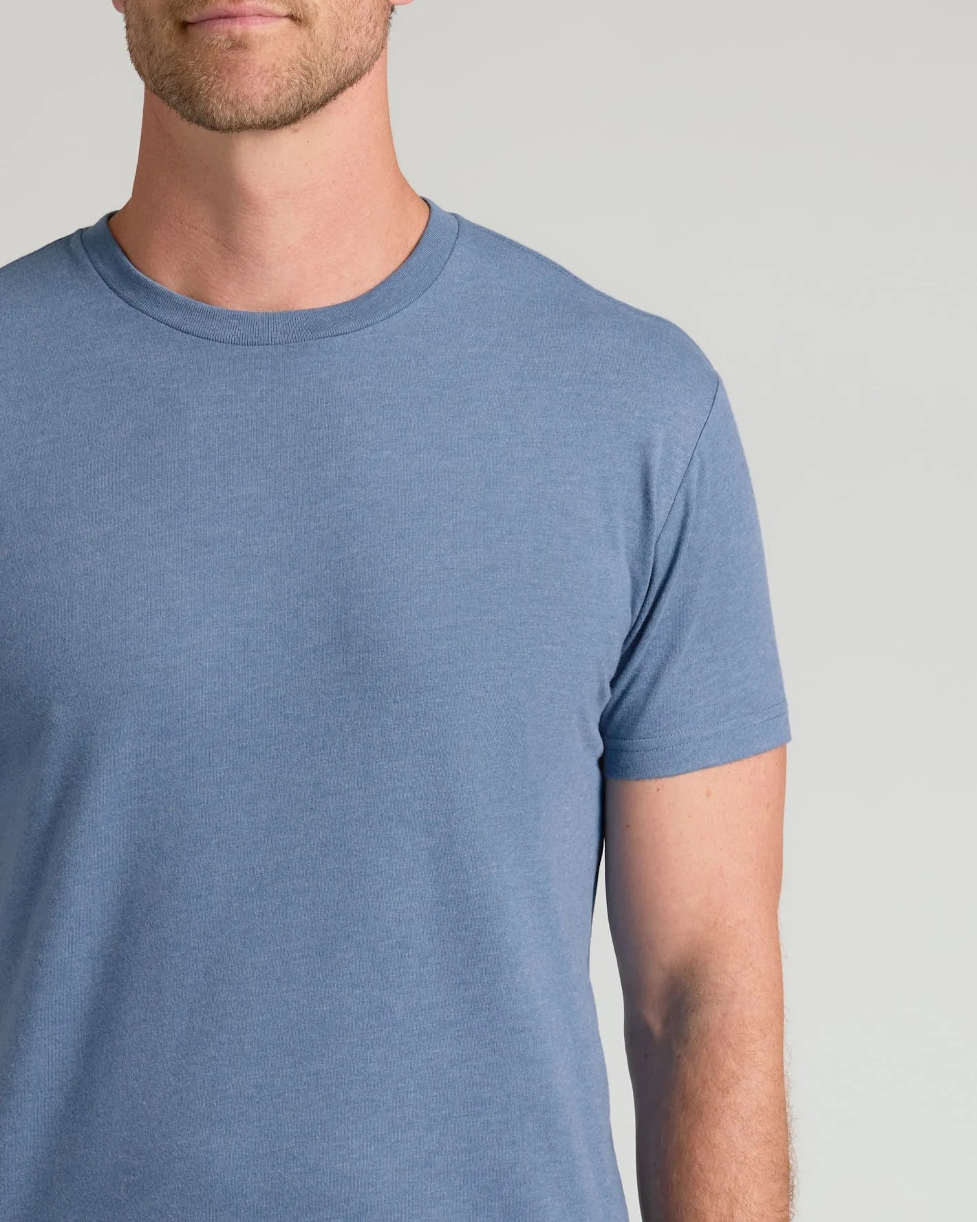 Dark Heather Vintage Navy Classic Crew Neck - Image 5