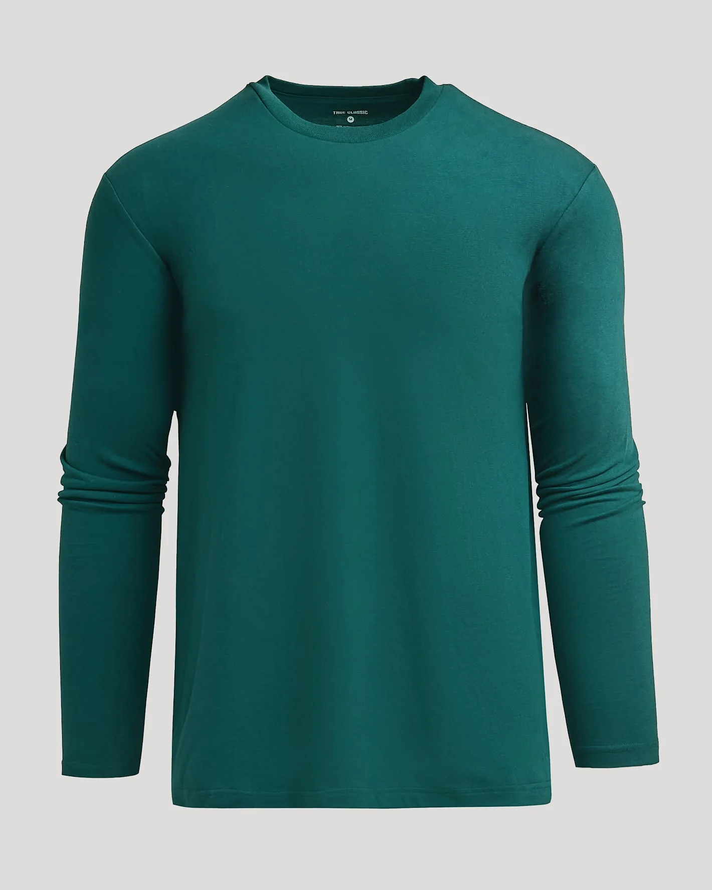 Deep Emerald Classic Long Sleeve Crew Neck - Image 2