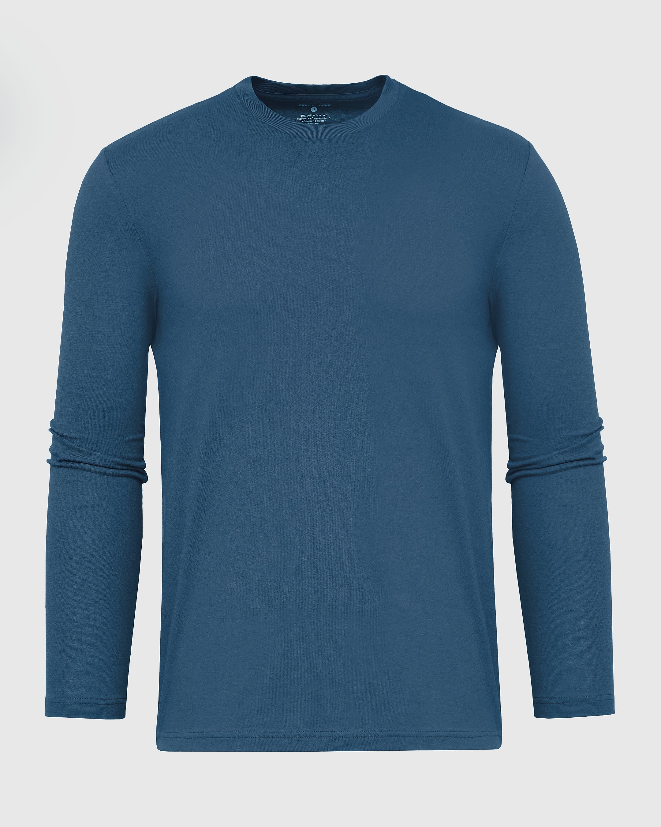 Deep Sea Blue Long Sleeve T Shirt - Image 2