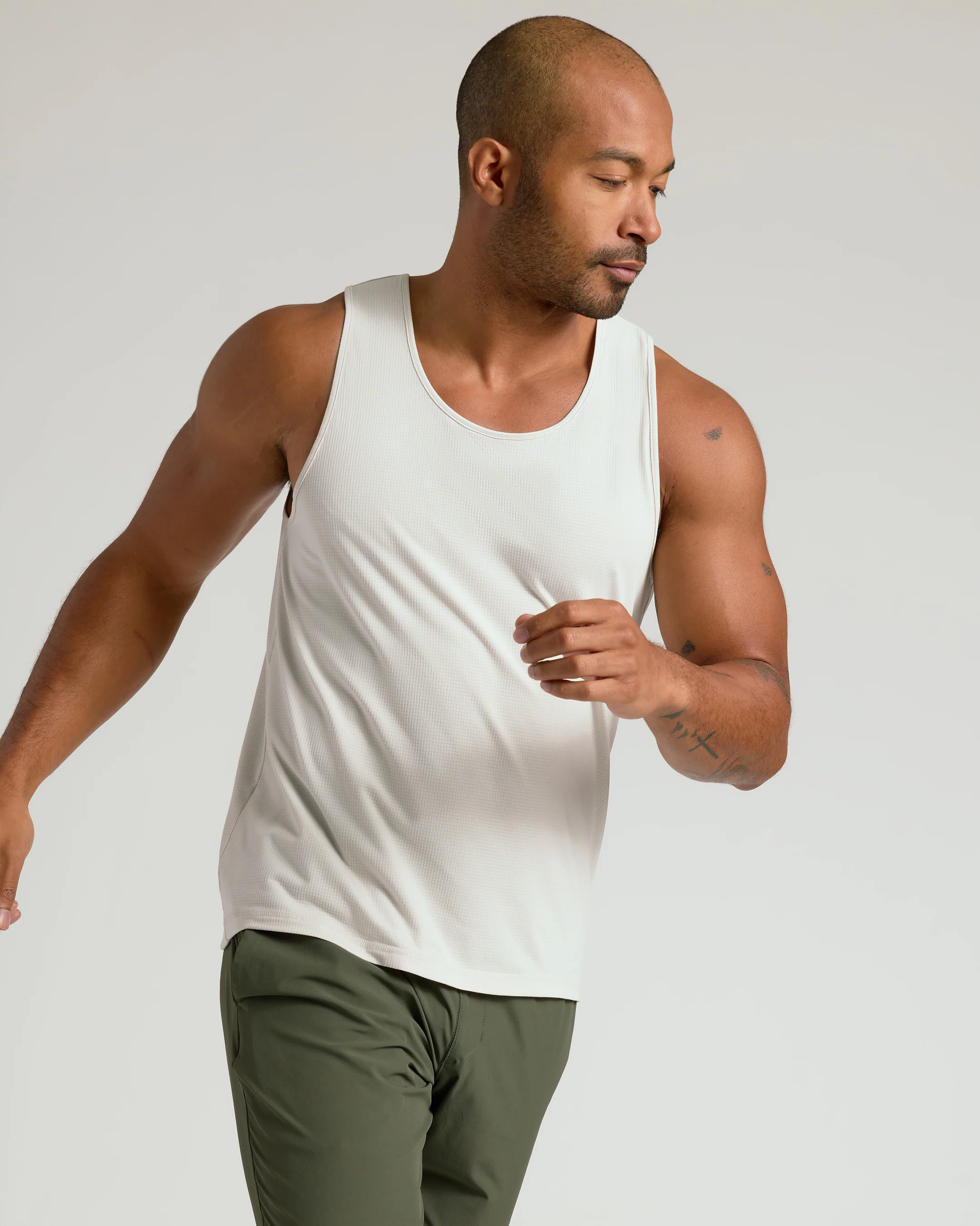 Dove Sleeveless Active Mesh Tank - Image 4
