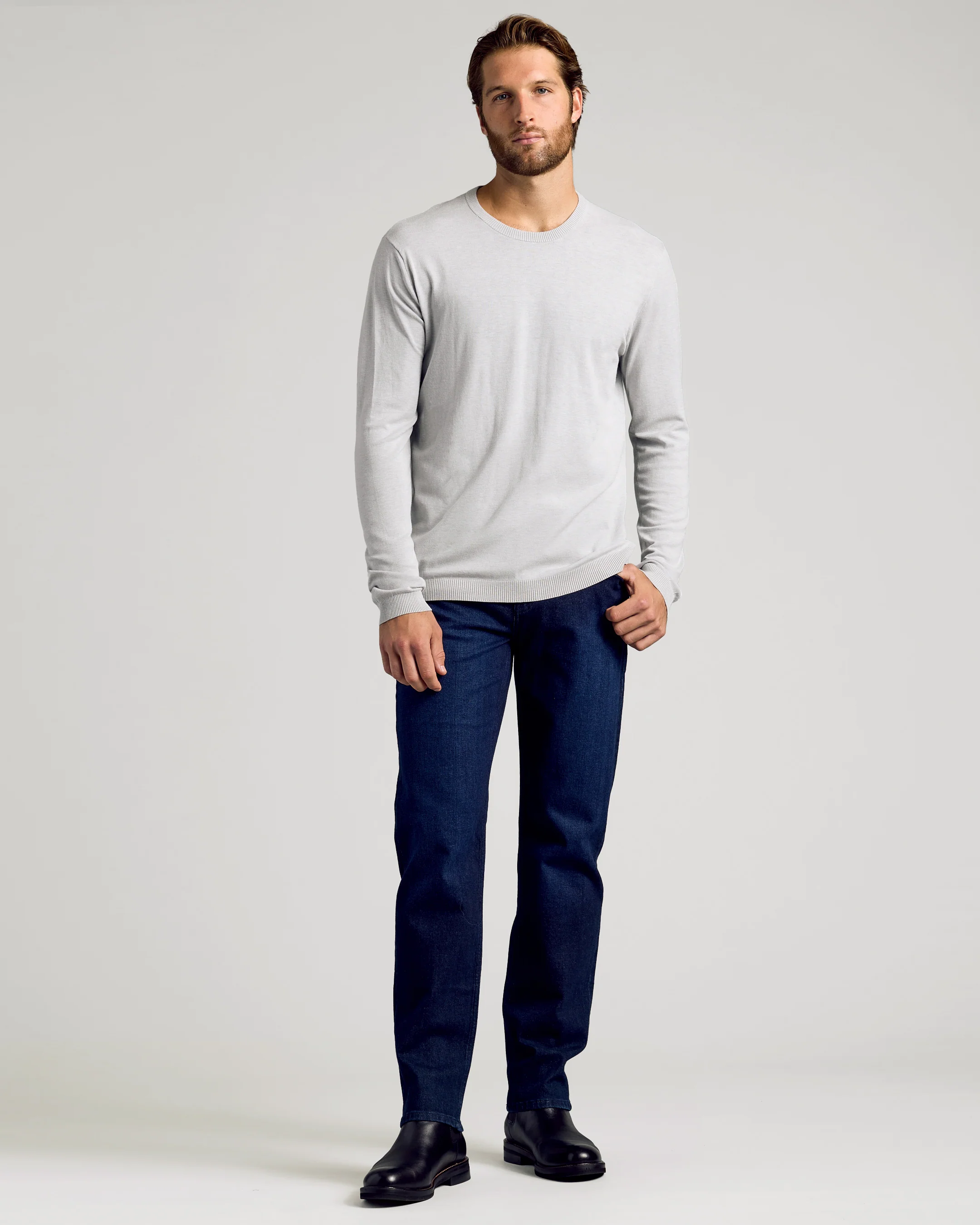Dressy Crew Neck Sweater 3-Pack - Image 7