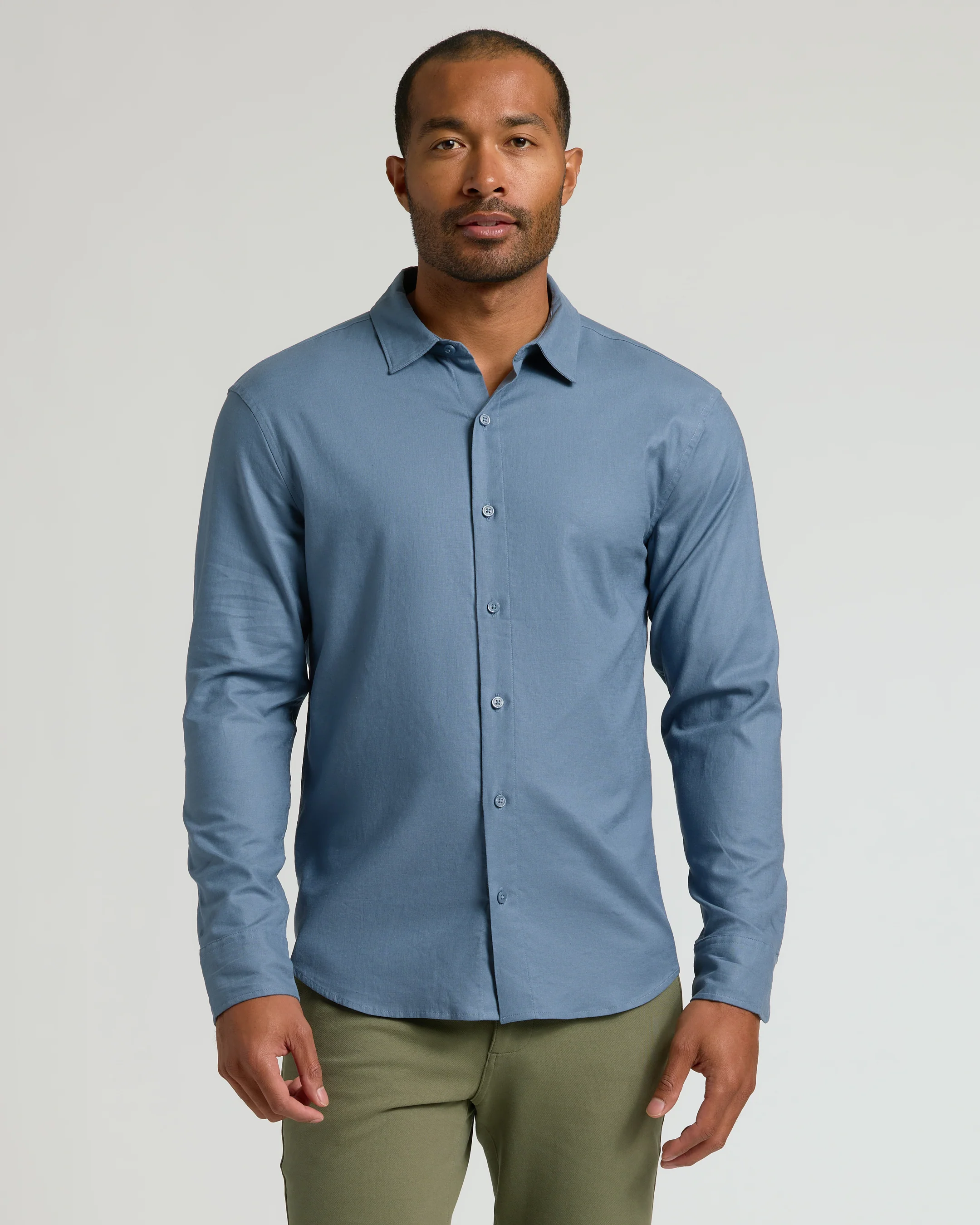 Fiord Long Sleeve Linen Shirt