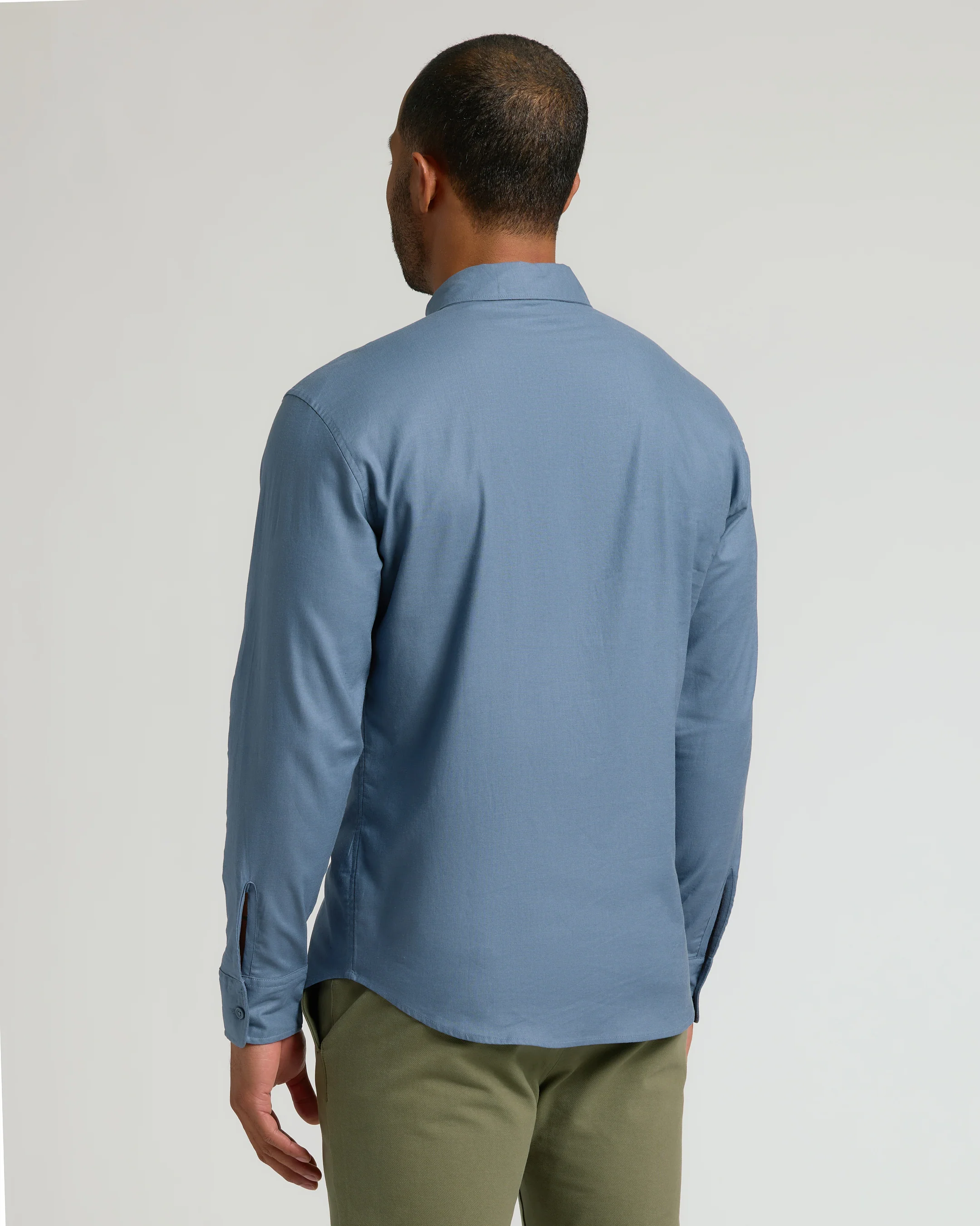 Fiord Long Sleeve Linen Shirt - Image 3