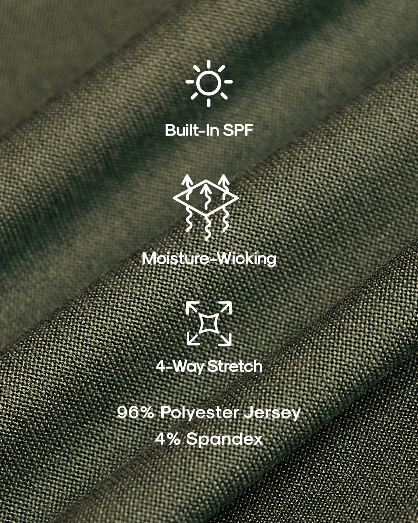 Military Green Active Crew Neck Tee - Image 8