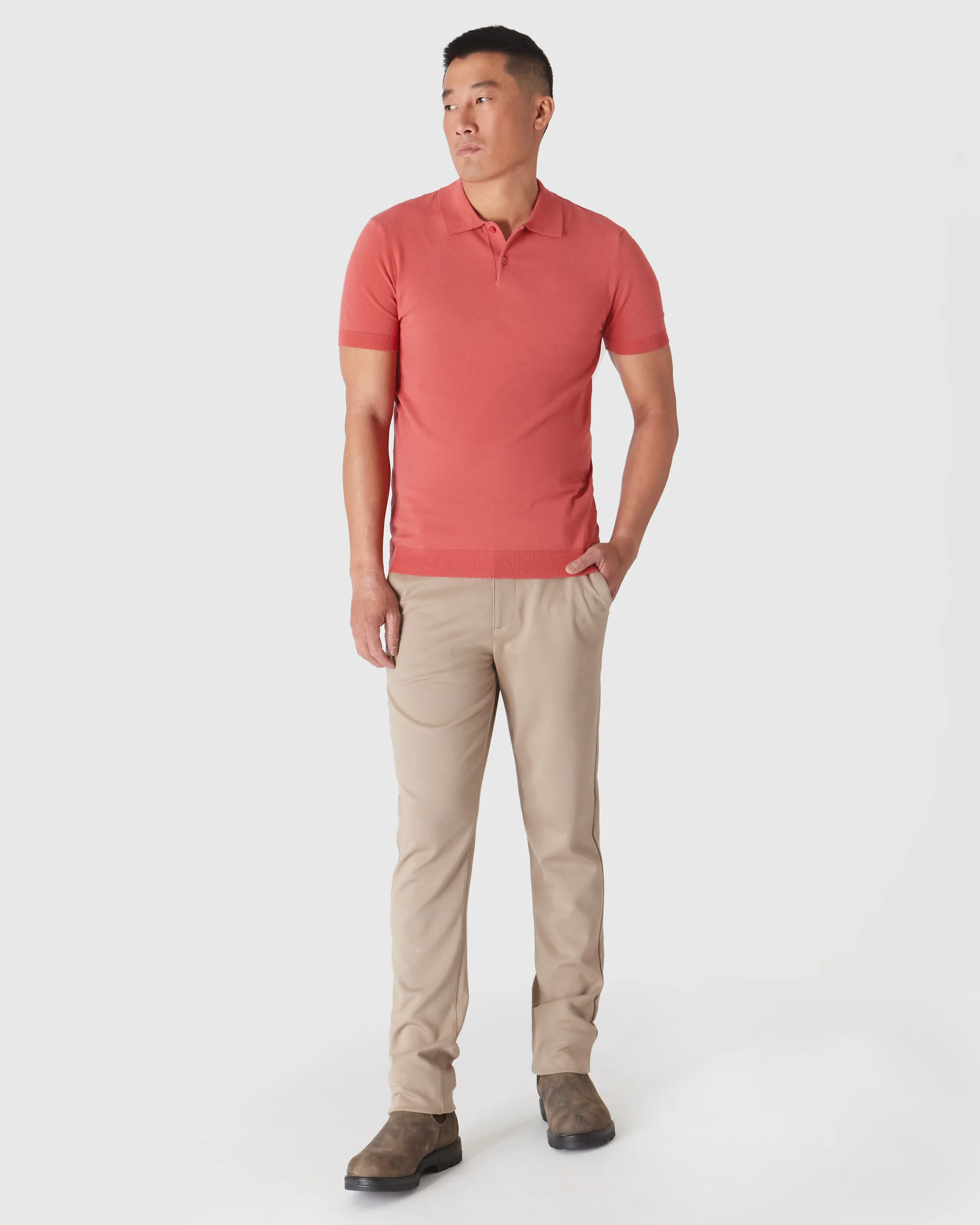 Garnet Short Sleeve Sweater Polo - Image 4