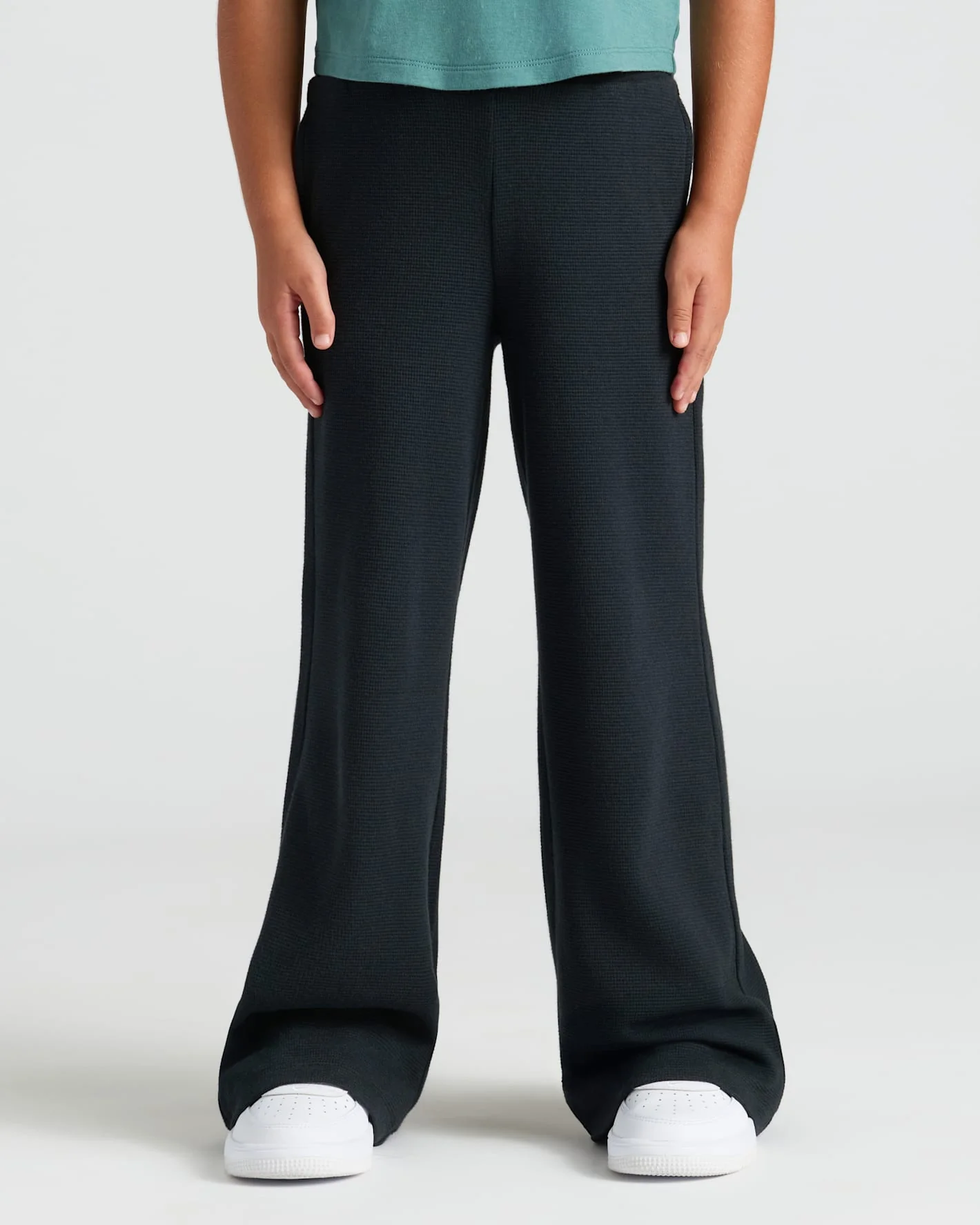 Girls Waffle Wide Leg Pants 3-Pack - Image 6