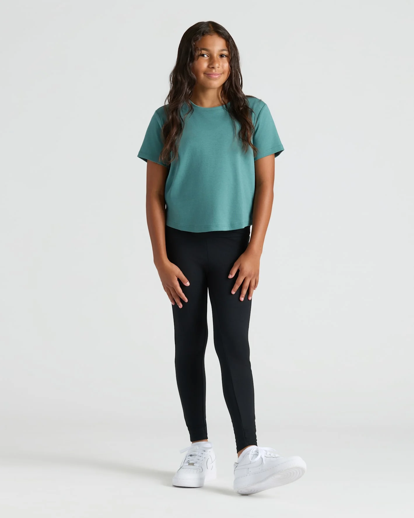 Girls All Black Foldover Legging 2-Pack - Image 3