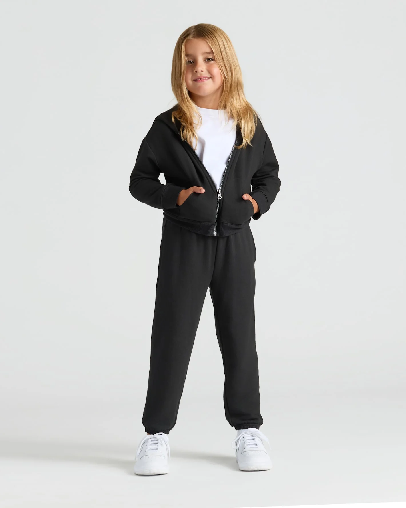 Girls Black & Stormcloud Relaxed Joggers 2-Pack - Image 3