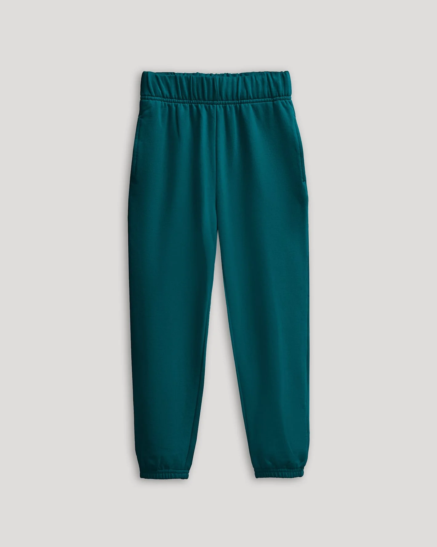 Girls Deep Emerald Relaxed Joggers - Image 2