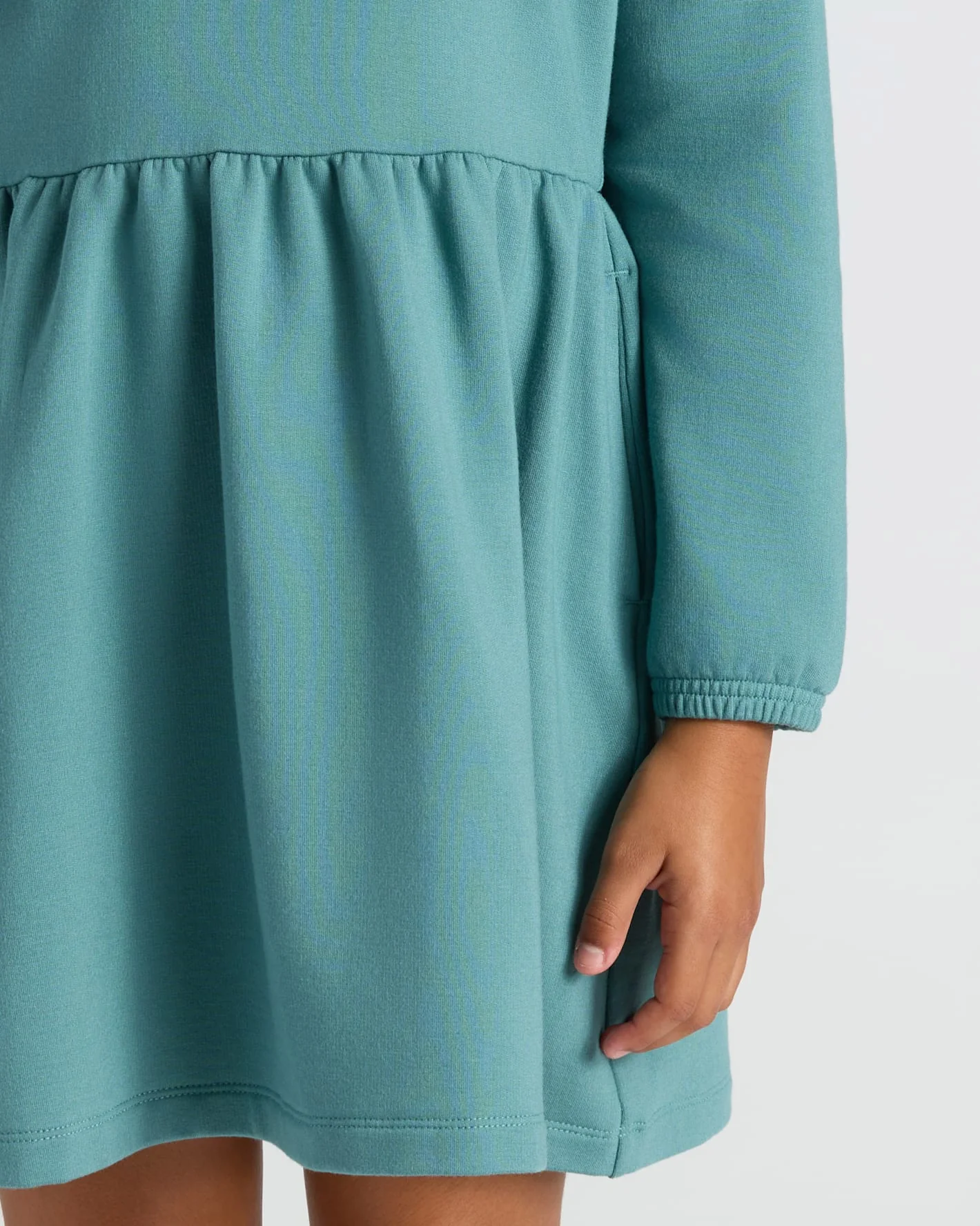 Girls Long Sleeve Fleece Dress 2-Pack - Image 7