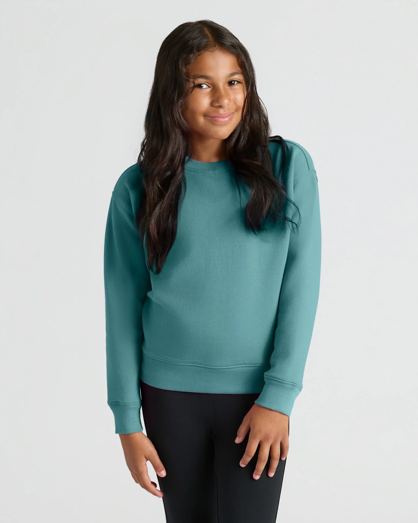 Girls Stormcloud Slouch Pullover Crew