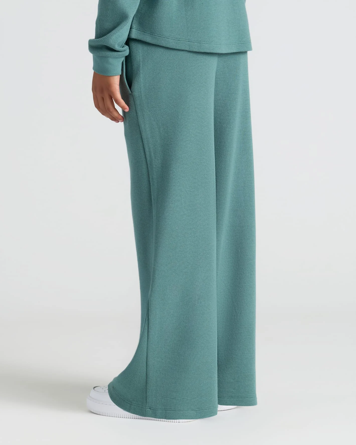 Girls Waffle Wide Leg Pants 3-Pack - Image 4