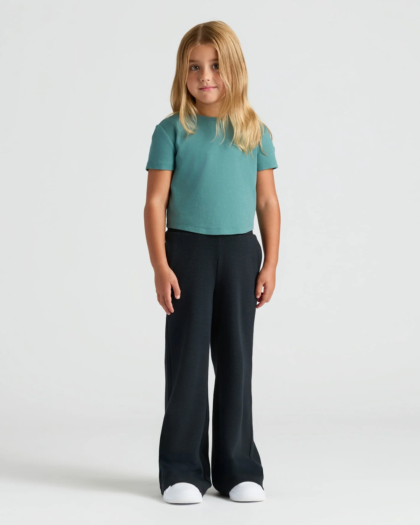 Girls Waffle Wide Leg Pants 3-Pack - Image 7