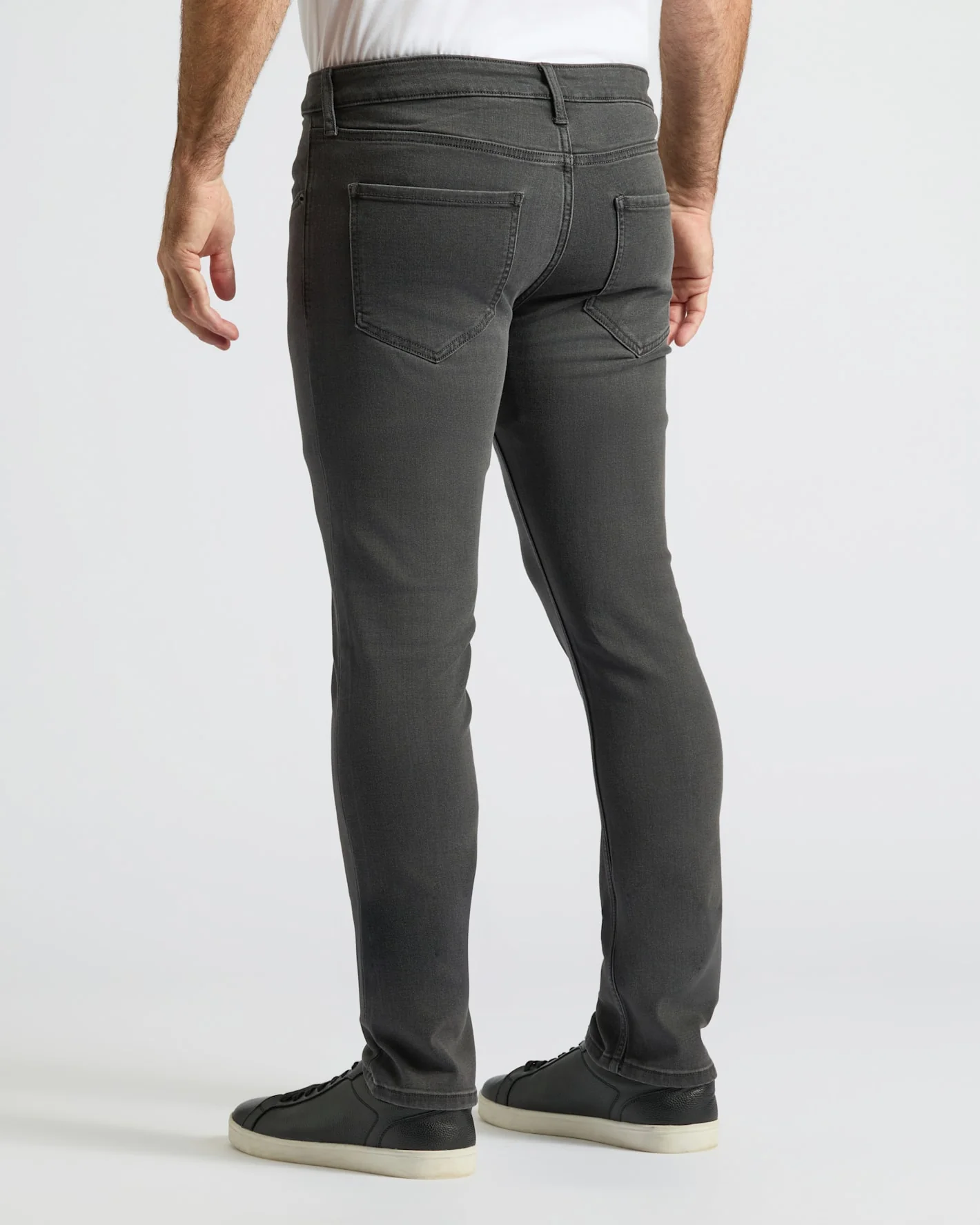 Gray Wash Slim Comfort Stretch Jeans - Image 5