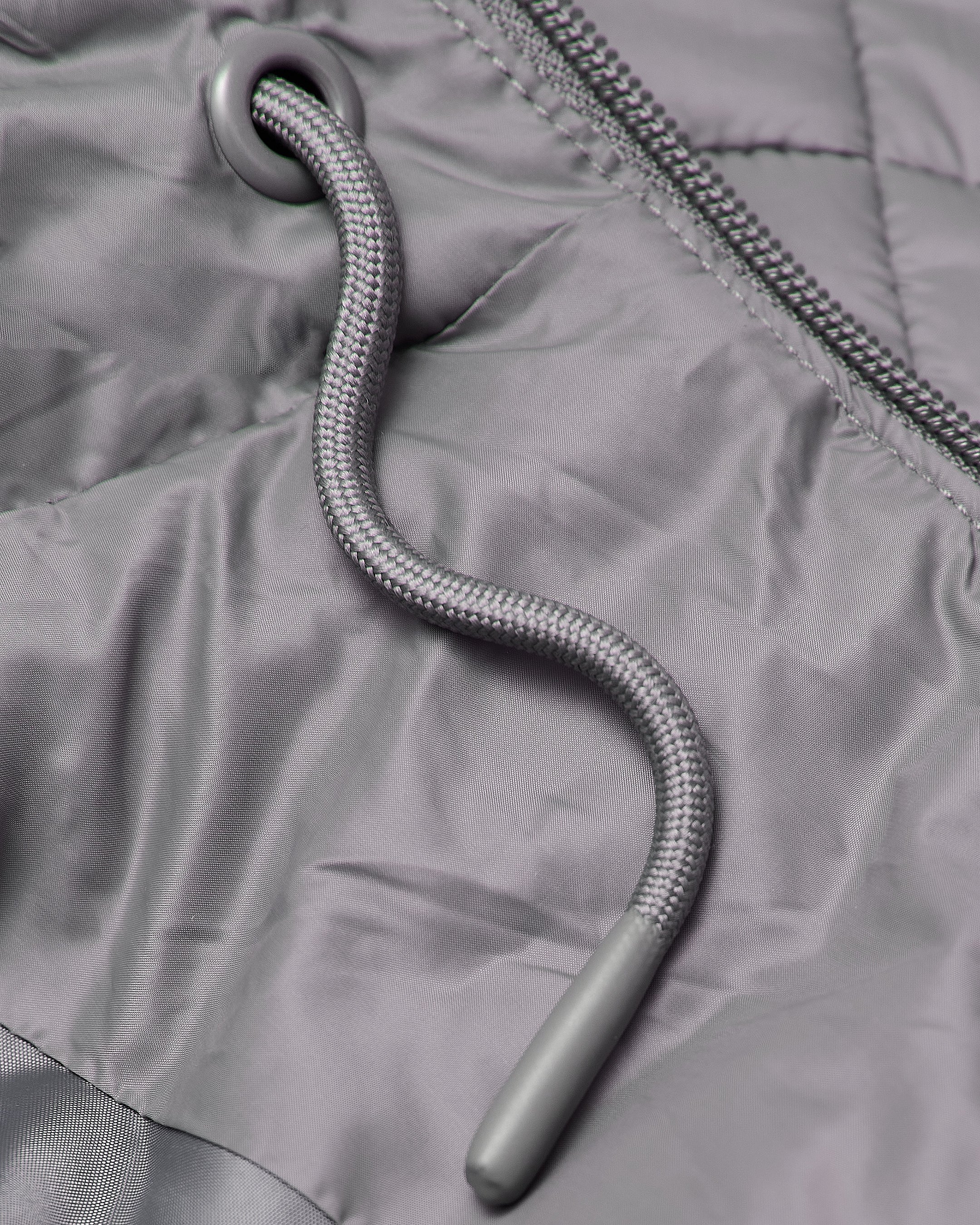Gunmetal Hooded Puffer Jacket - Image 10