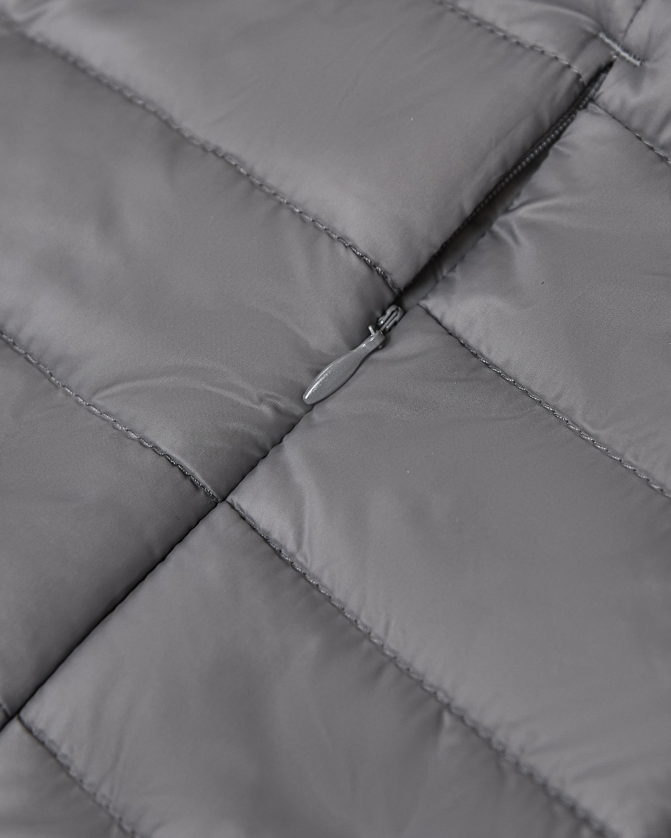 Gunmetal Puffer Jacket - Image 10