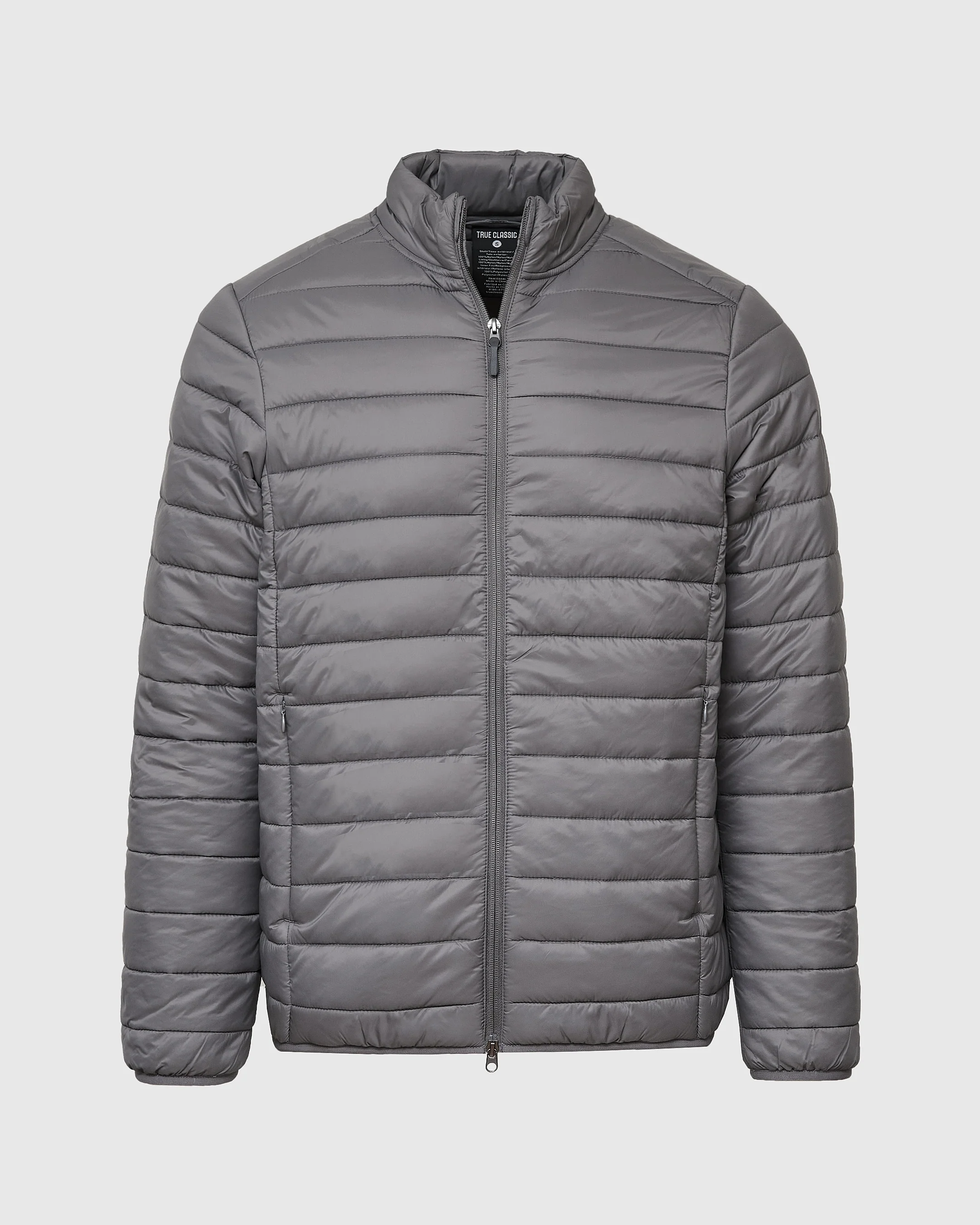 Gunmetal Puffer Jacket - Image 2