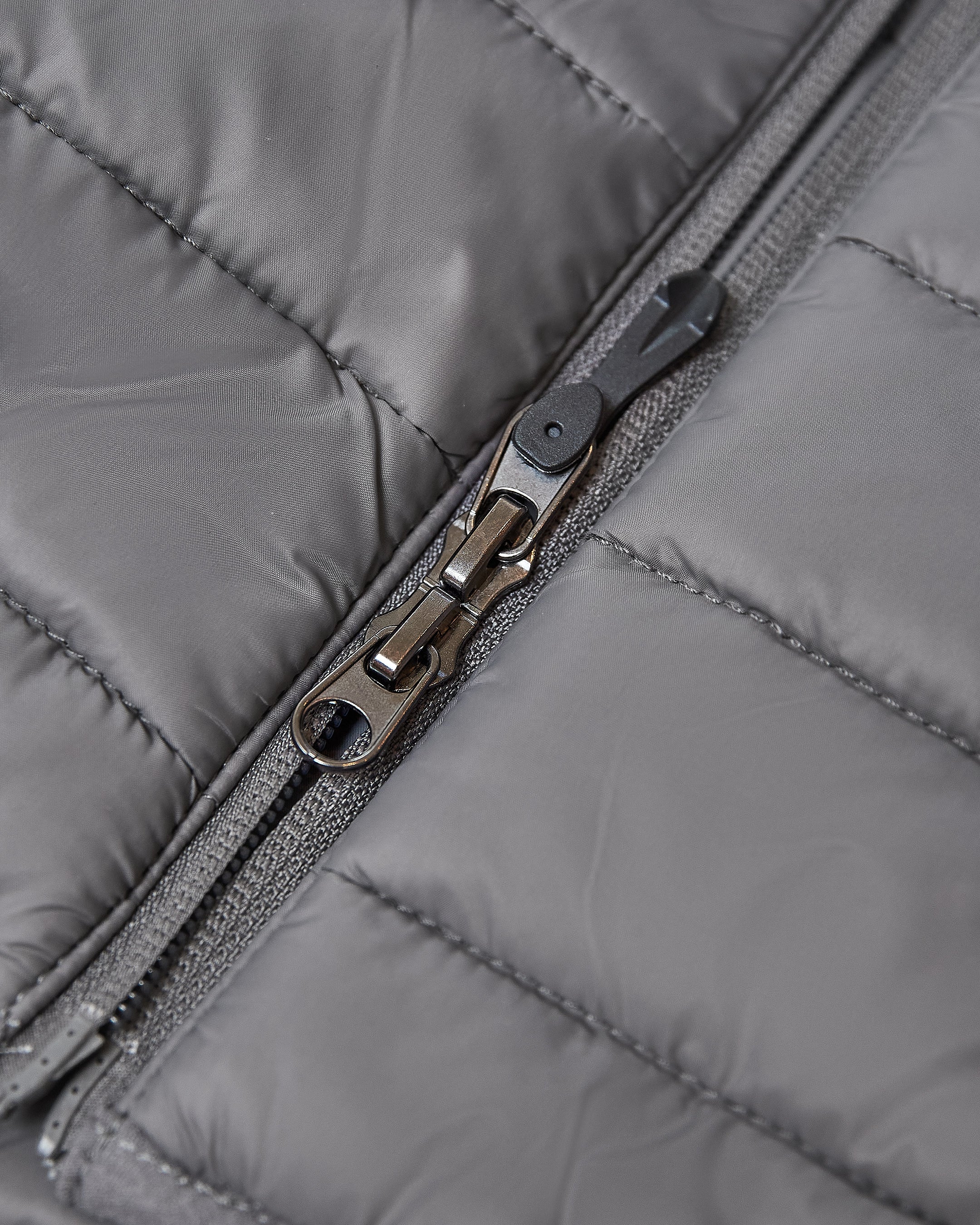 Gunmetal Puffer Jacket - Image 8