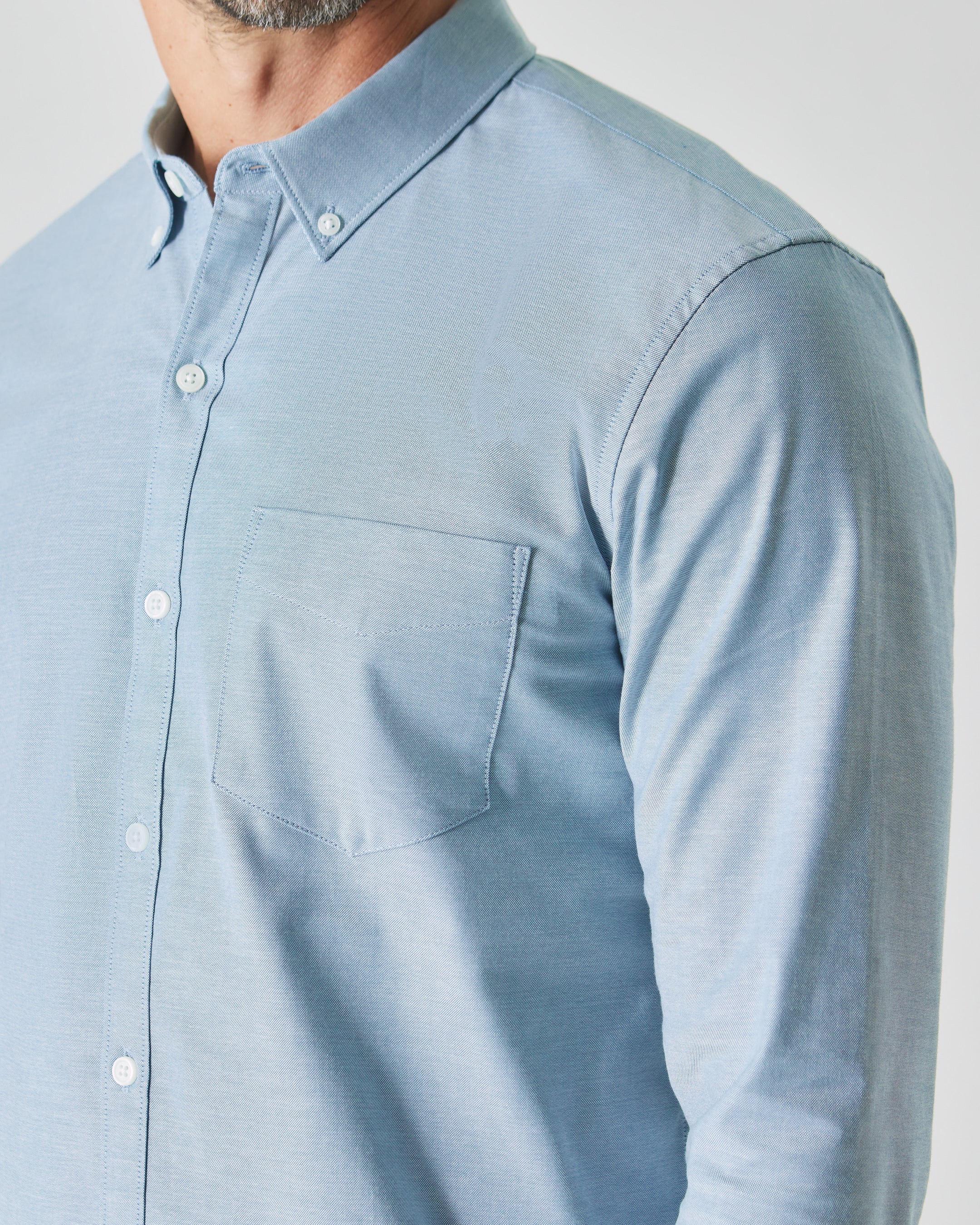 Harbor Stretch Oxford Long Sleeve Shirt - Image 4