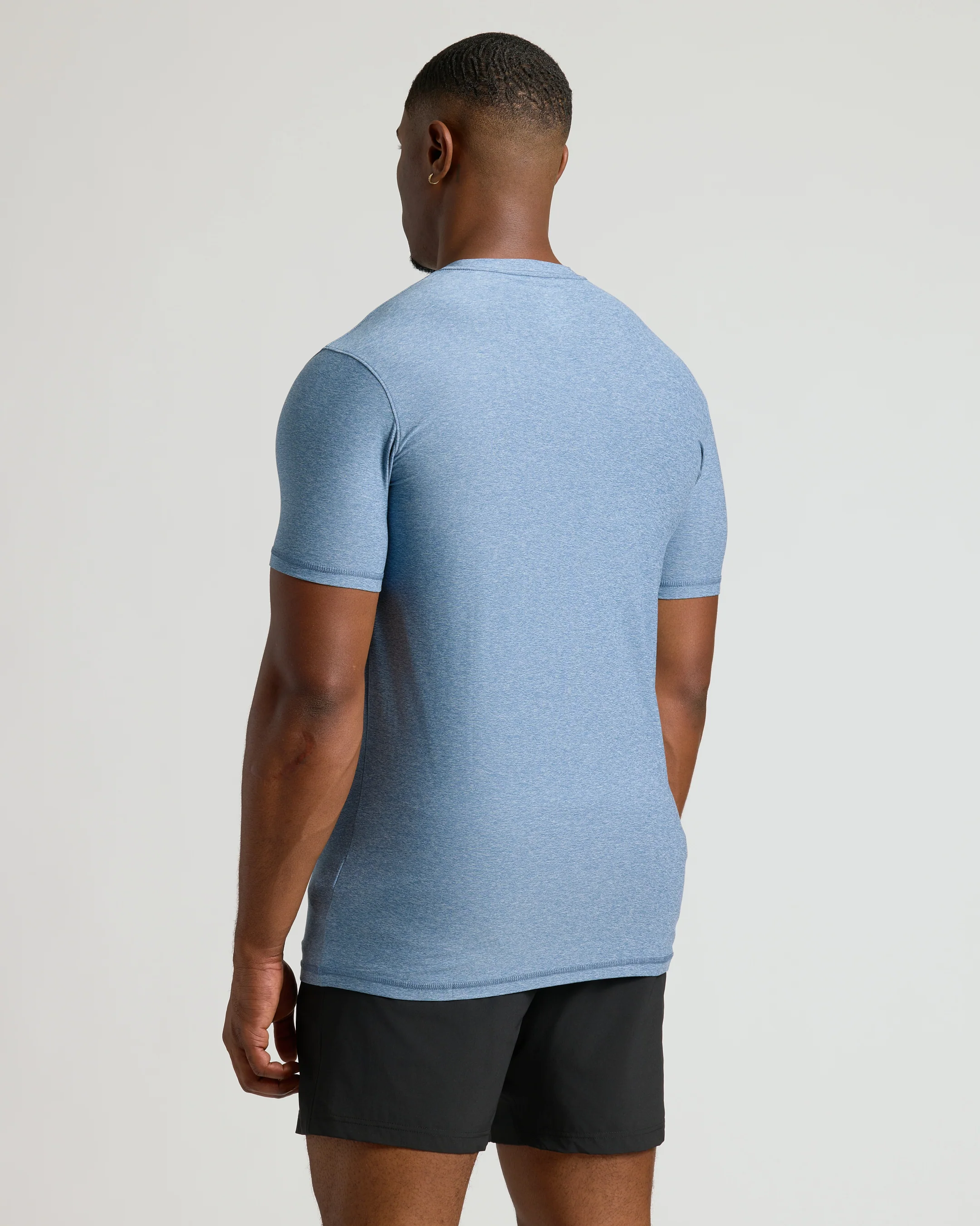 Heather Azul Tall Active Crew Neck 2.0 - Image 3